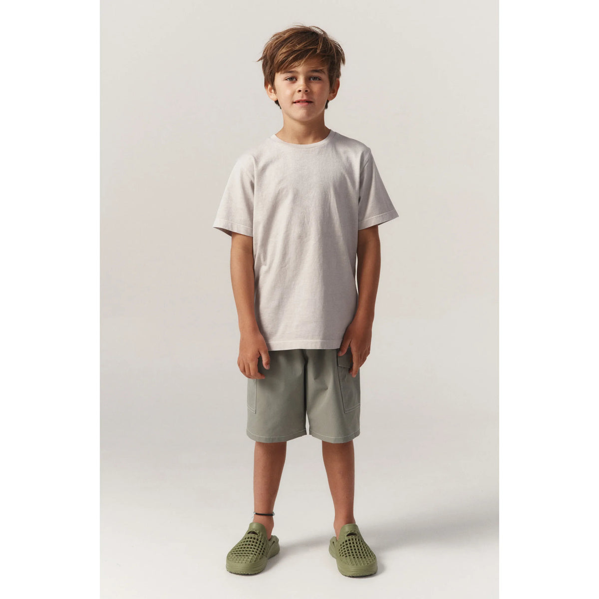 Charger SS Tee Light Grey