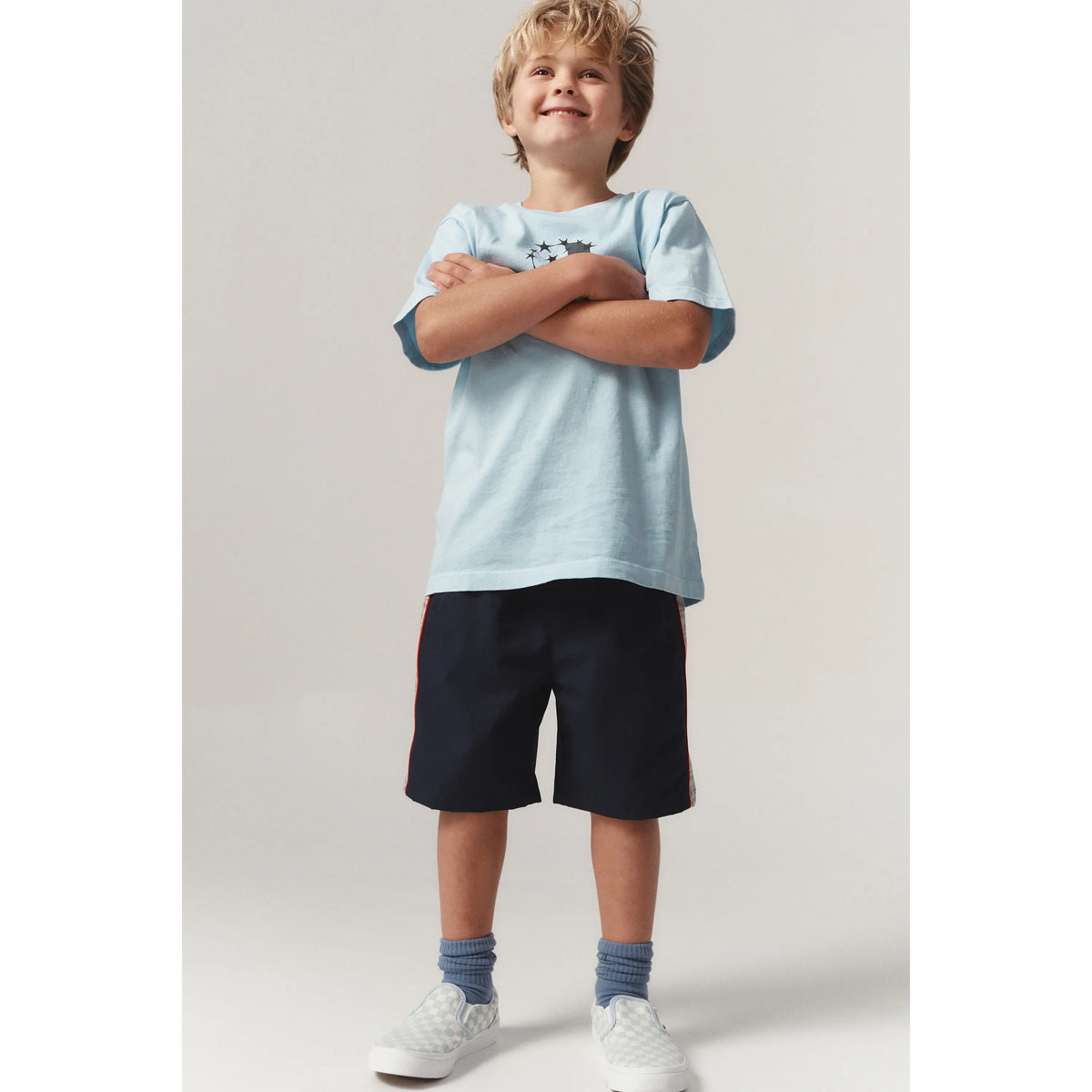 Silver Bshort - Dk Navy