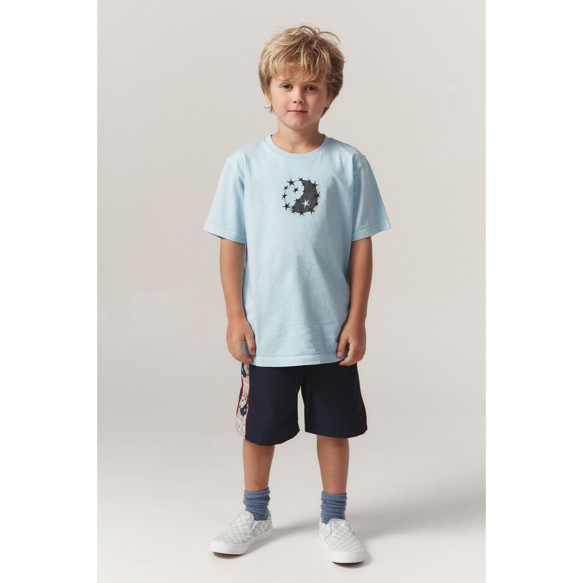Skull Camp SS Tee Blue