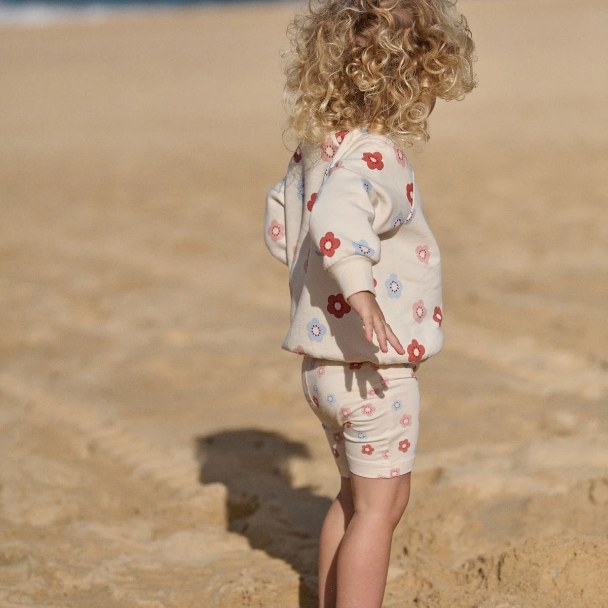 Selby Shorts - Petite Flora Stamp Print