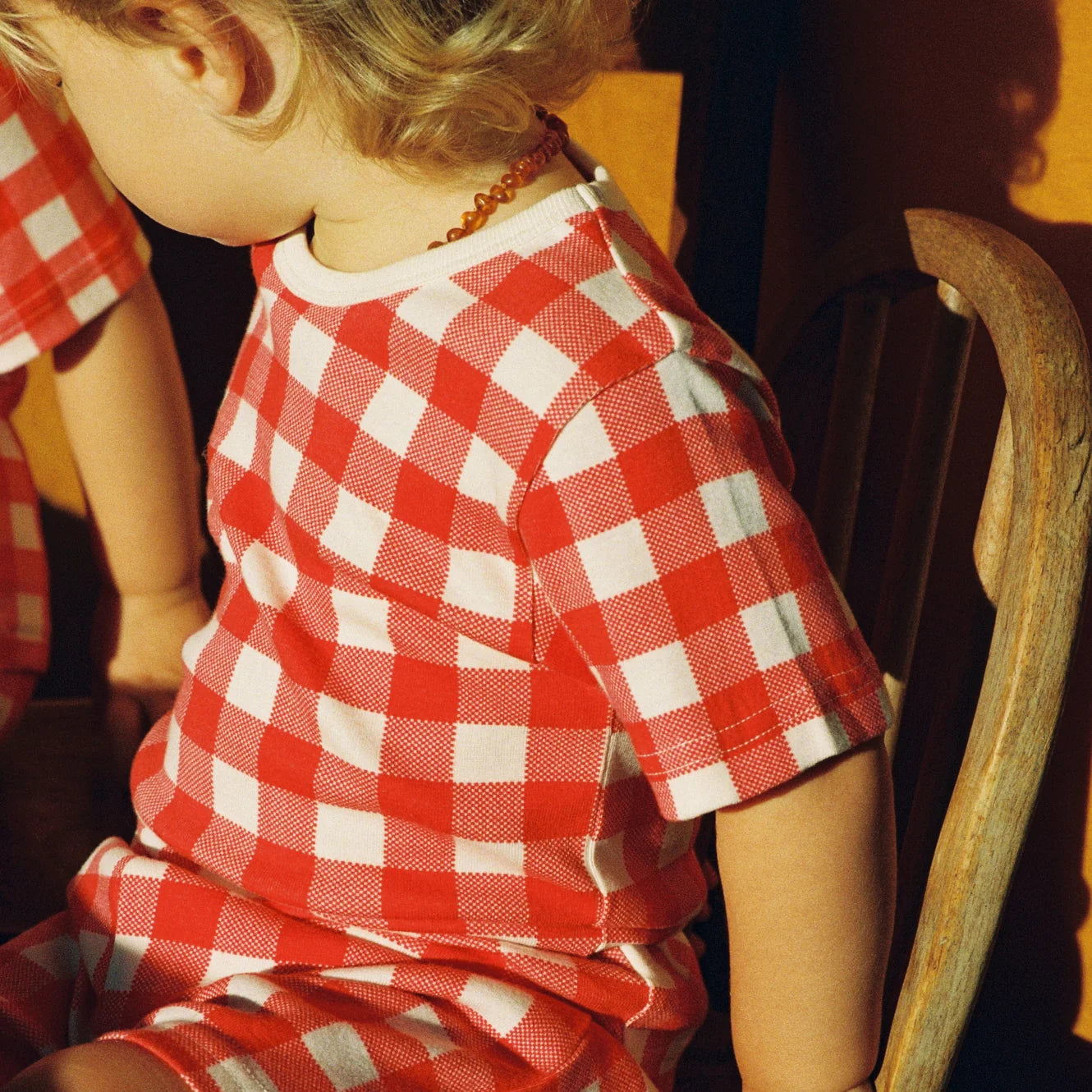 Shortie Pyjama Set - Red Crispin Check