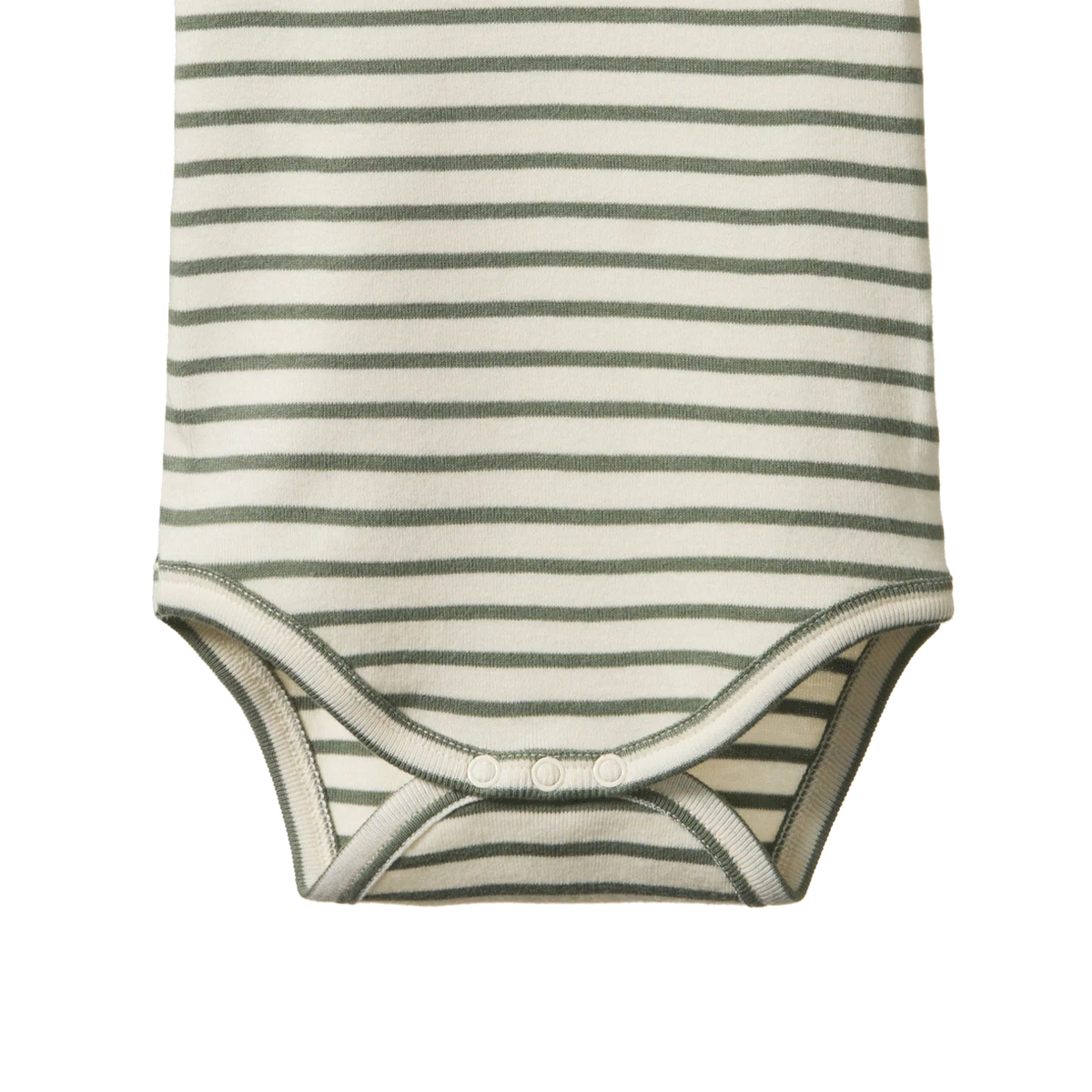 Short Sleeve Bodysuit - Nettle Sailor Stripe