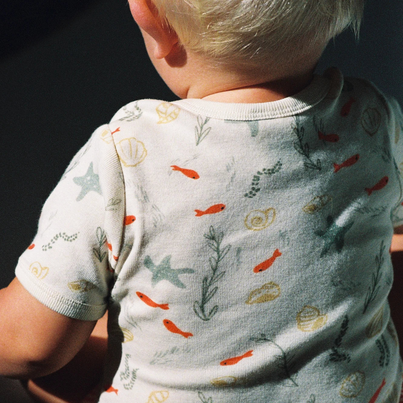 Short Sleeve Bodysuit - Snorkel Print