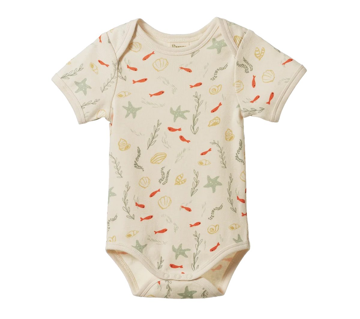 Short Sleeve Bodysuit - Snorkel Print