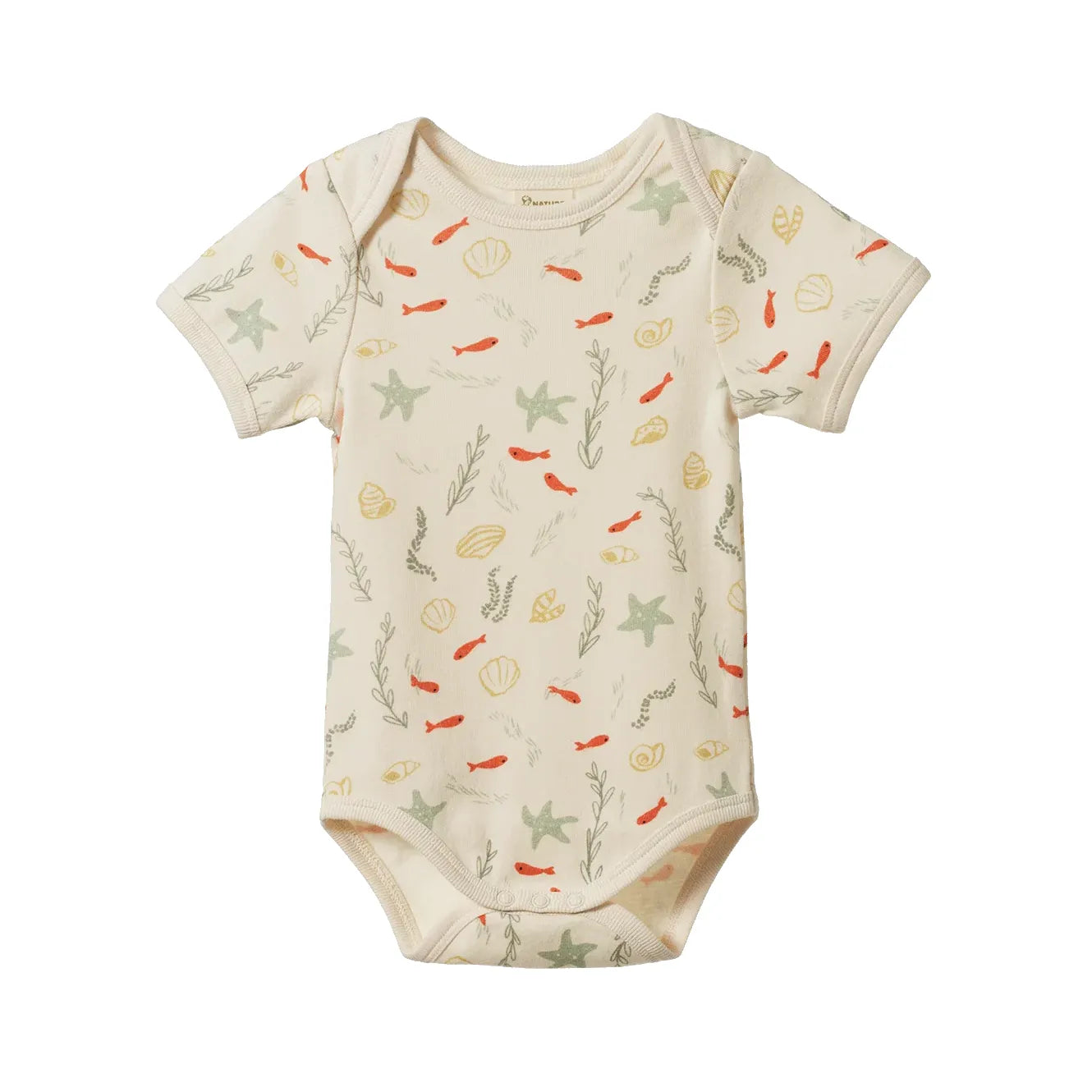 Short Sleeve Bodysuit - Snorkel Print