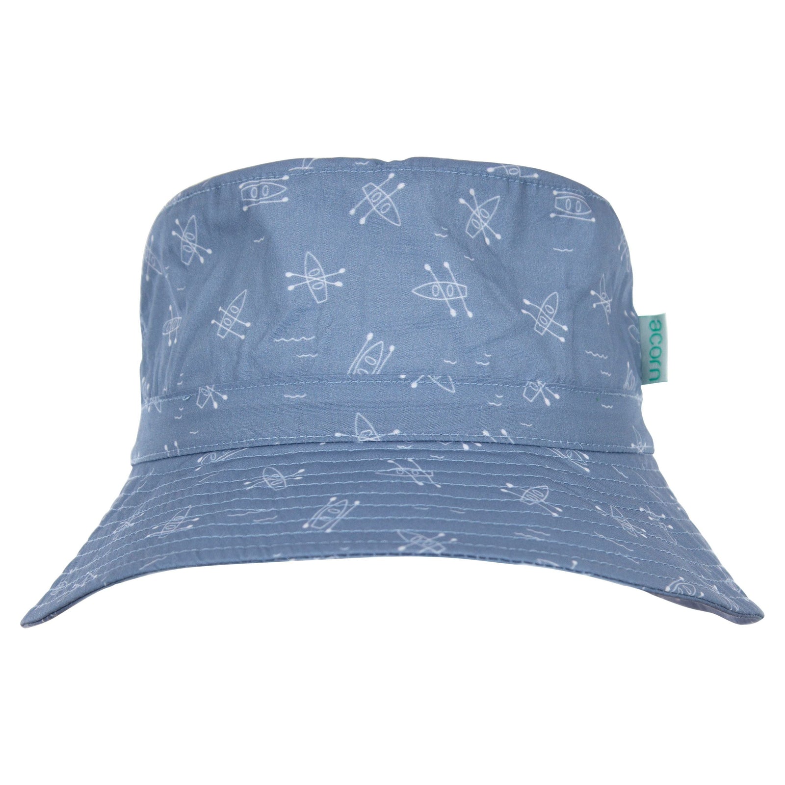 Row Boats Wide Brim Bucket Hat