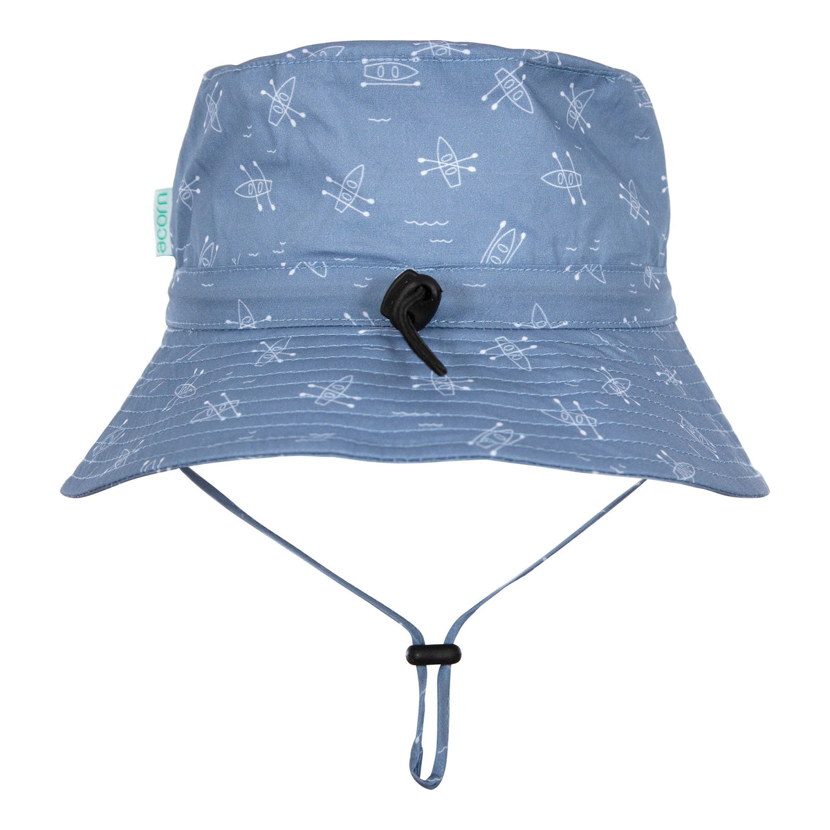 Row Boats Wide Brim Bucket Hat