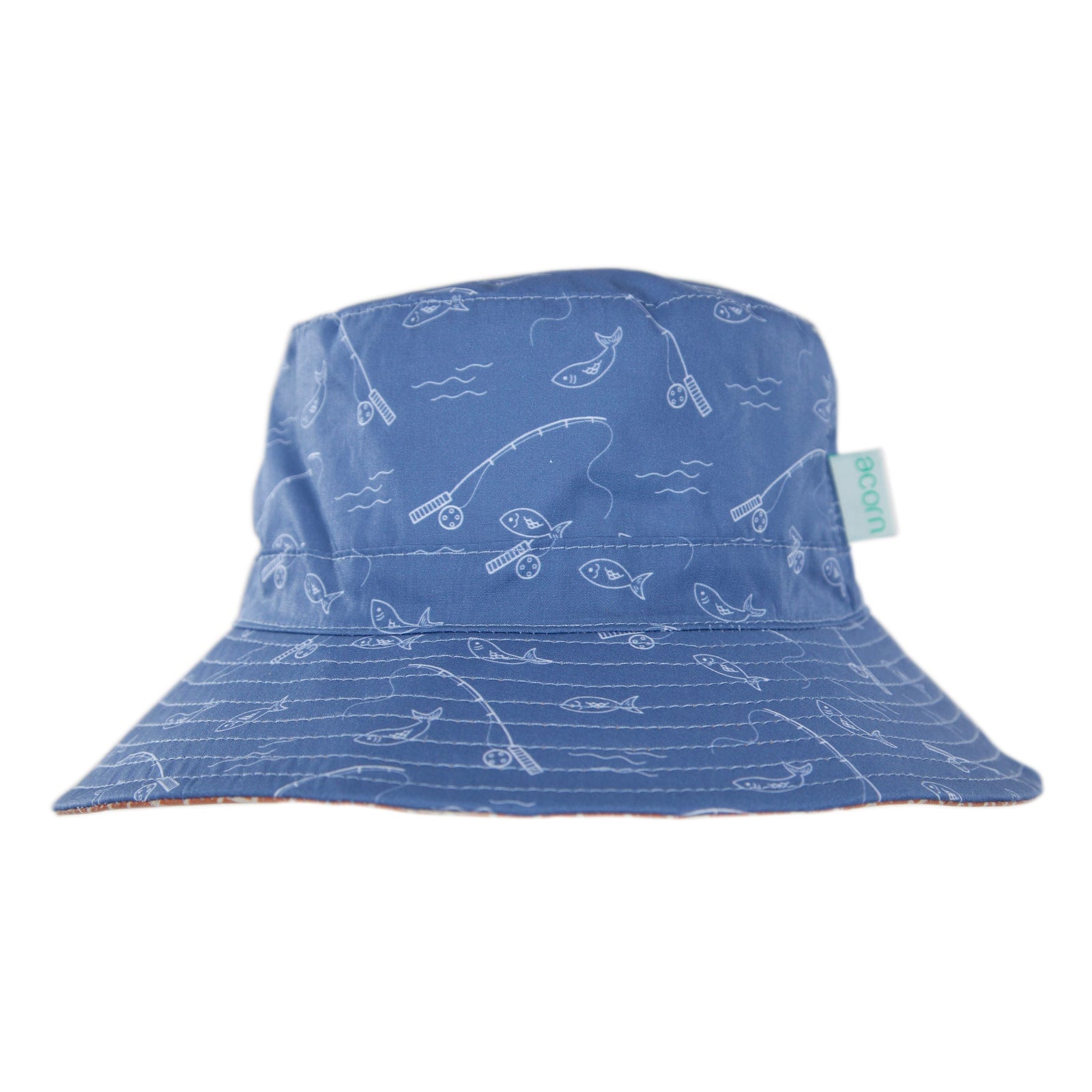 Gone Fishing Wide Brim Bucket Hat