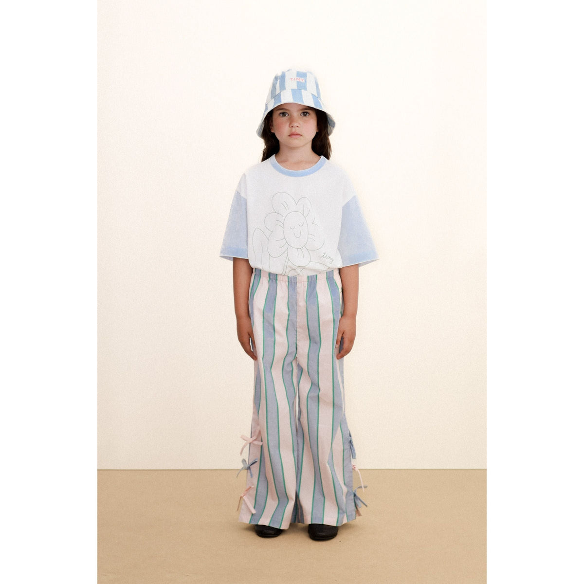 Retro Stripes Bows Pant