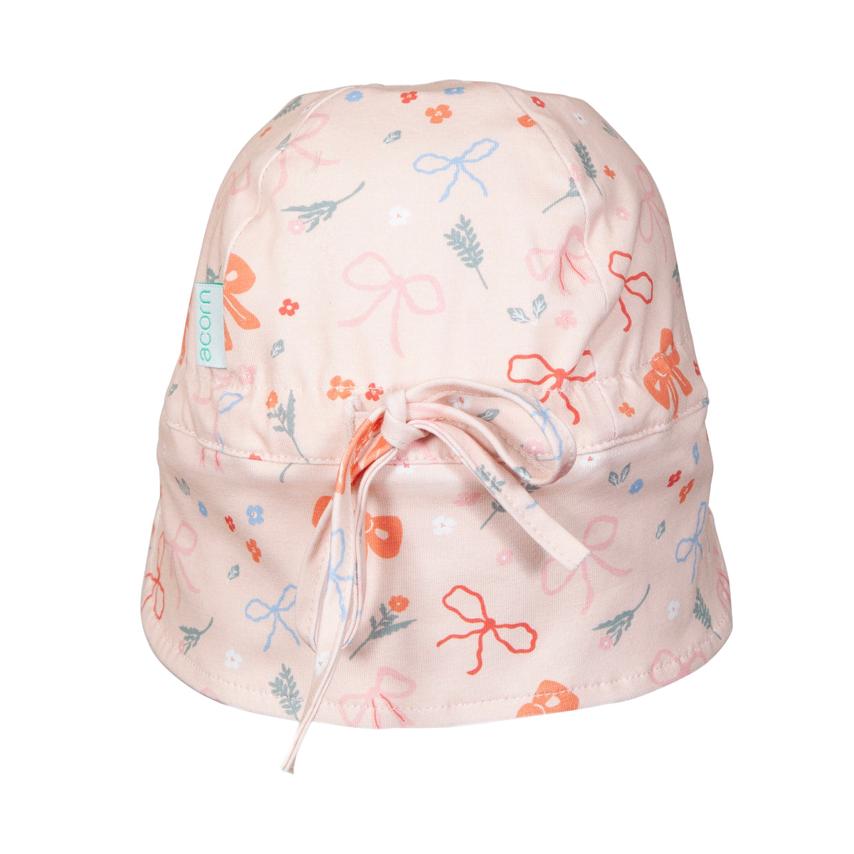 Little Bows Soft Jersey Flap Cap