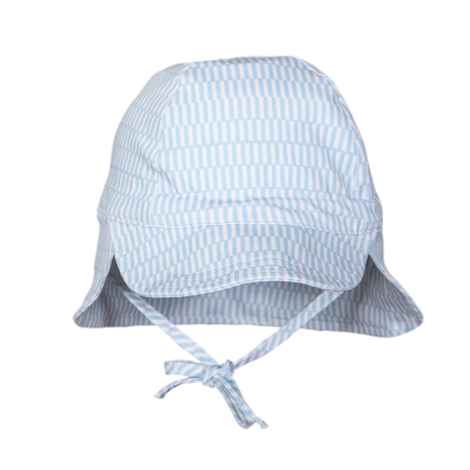 Blue Sprinkle Soft Jersey Flap Cap