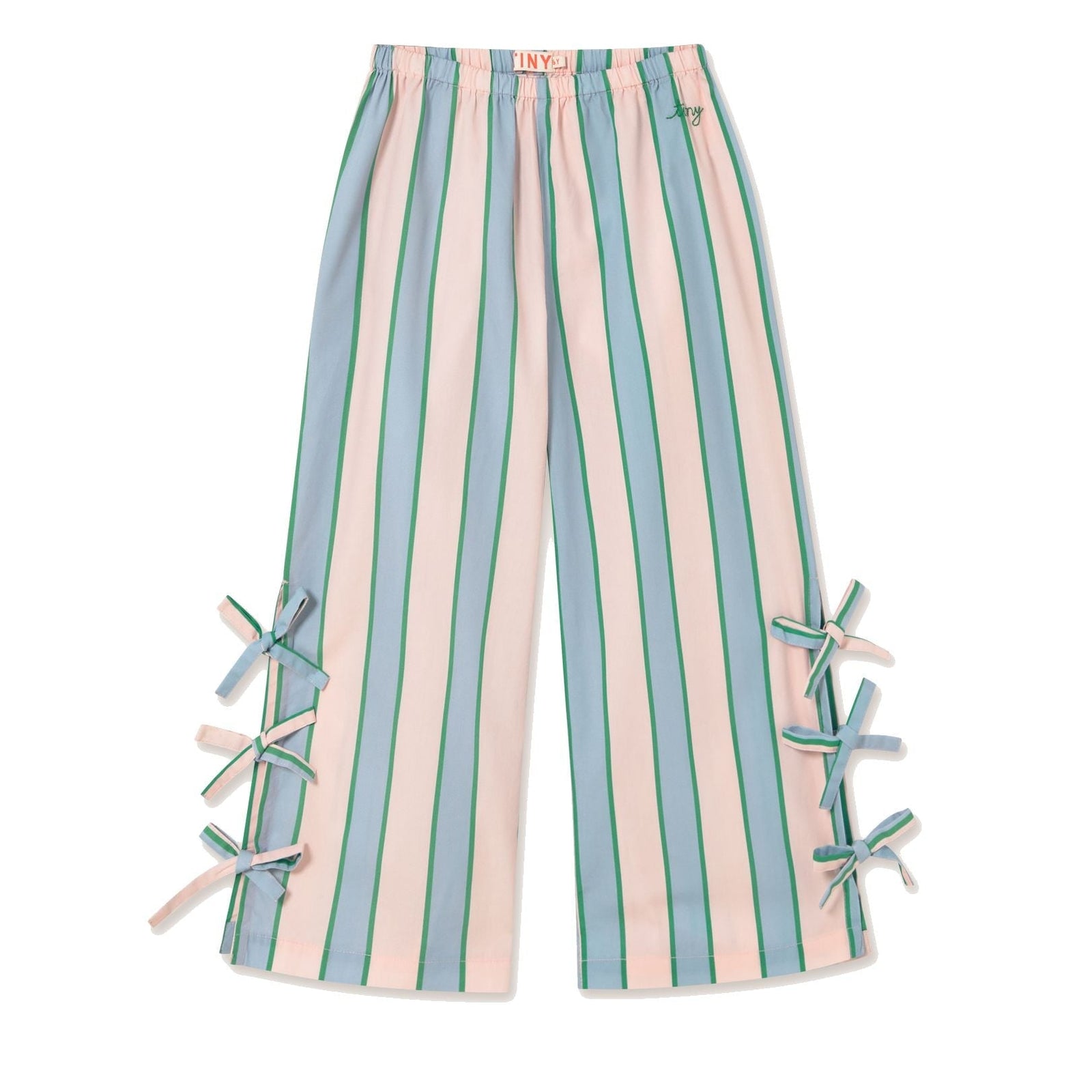 Retro Stripes Bows Pant