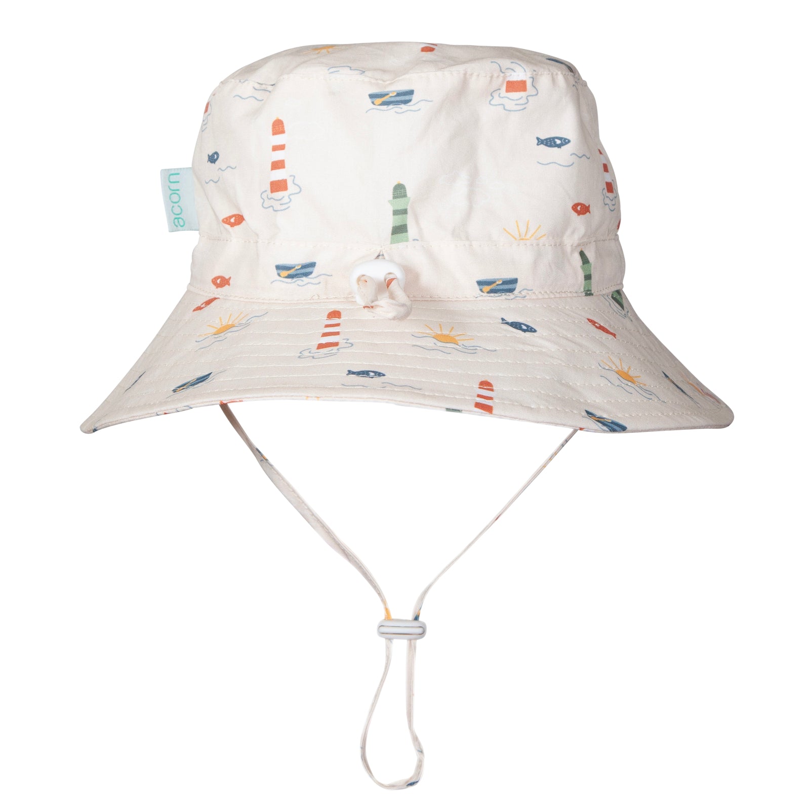 Lighthouse Wide Brim Bucket Hat
