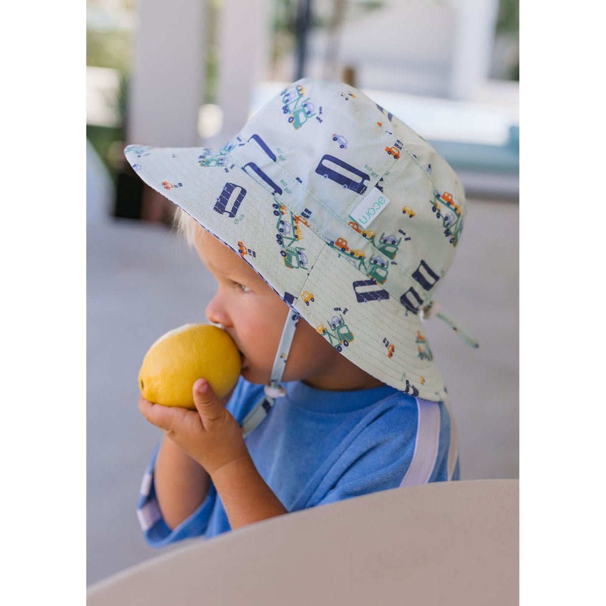 Beep Beep Wide Brim Bucket Hat