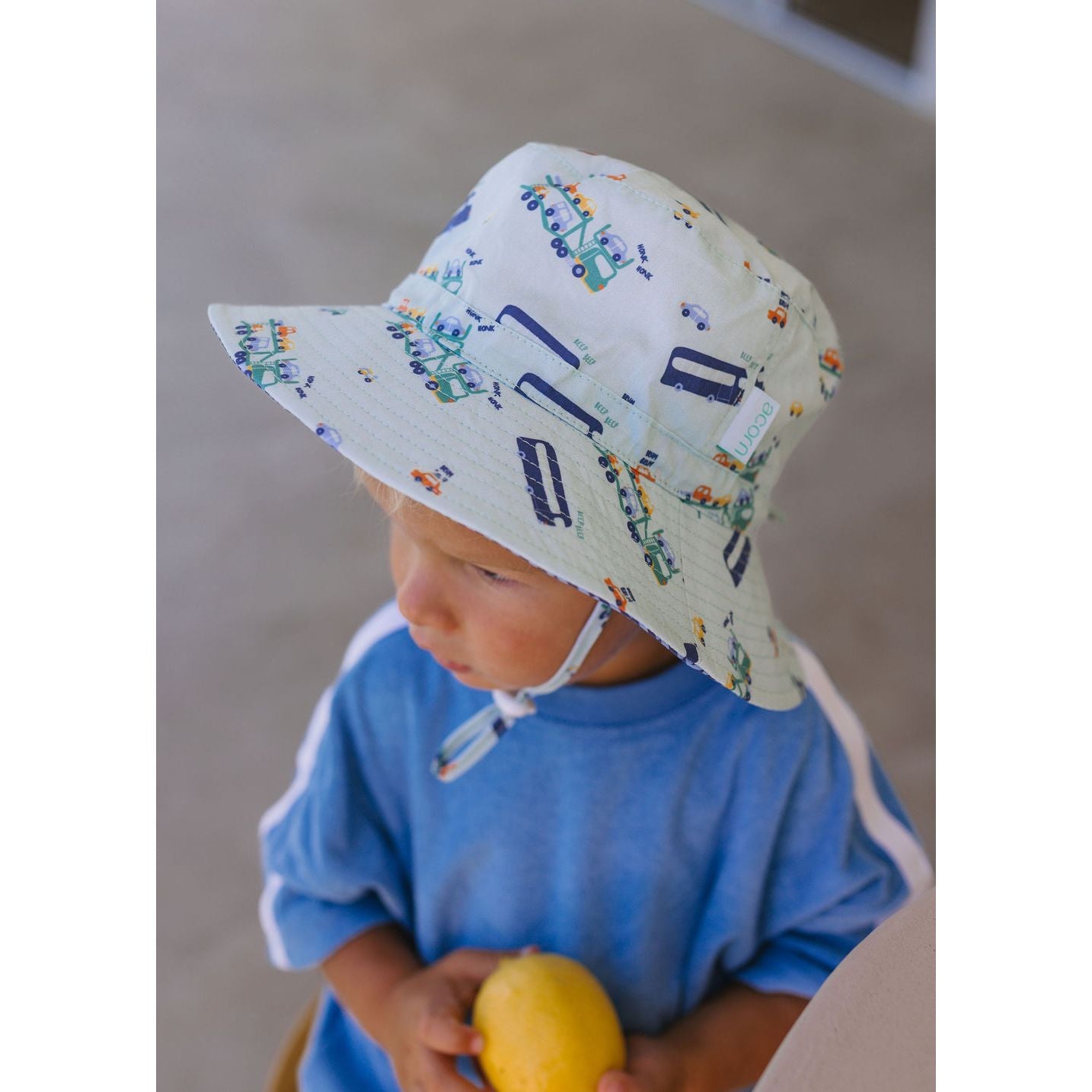 Beep Beep Wide Brim Bucket Hat