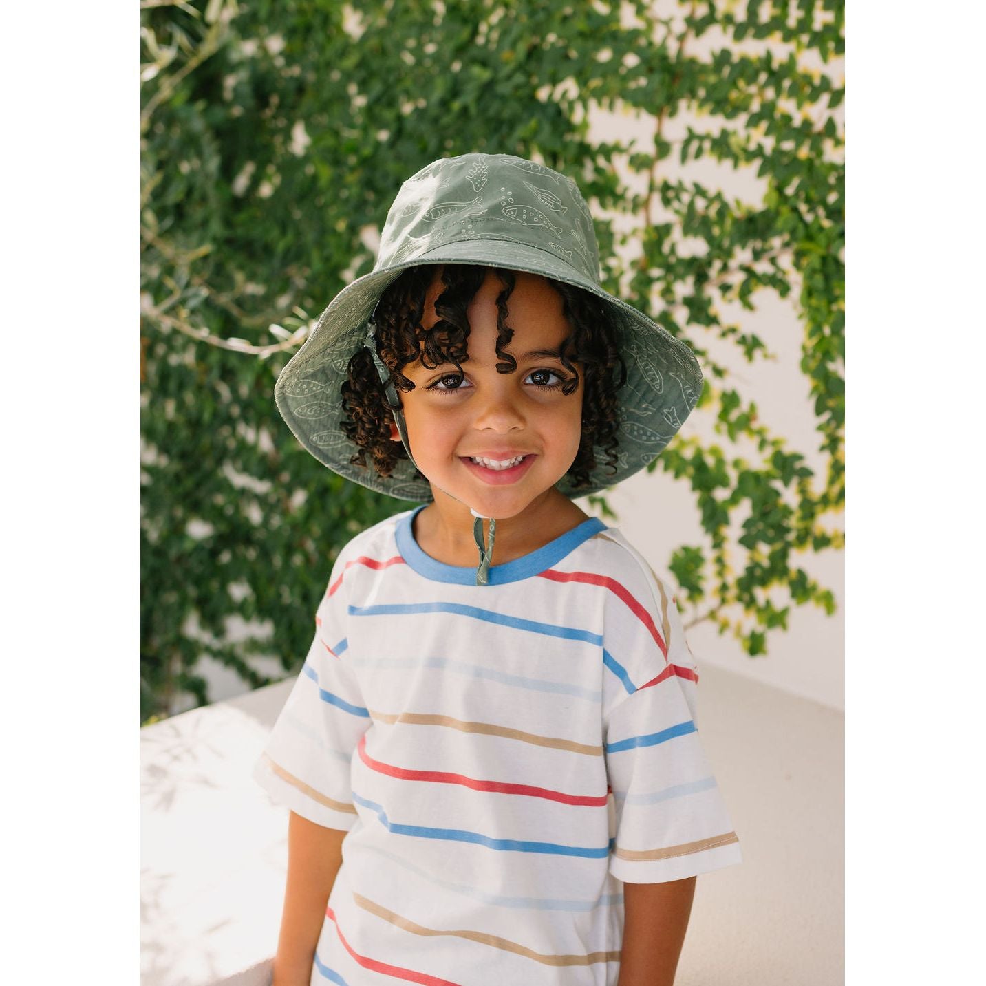 School Of Fish Wide Brim Bucket Hat