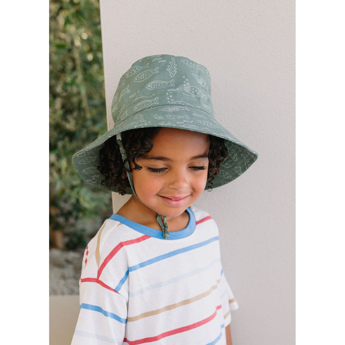 School Of Fish Wide Brim Bucket Hat
