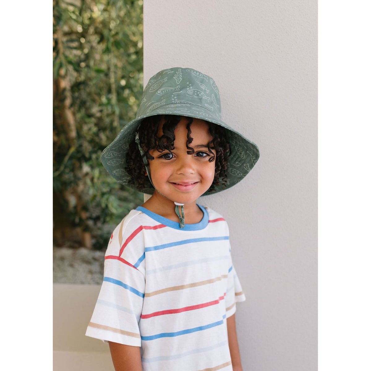 School Of Fish Wide Brim Bucket Hat