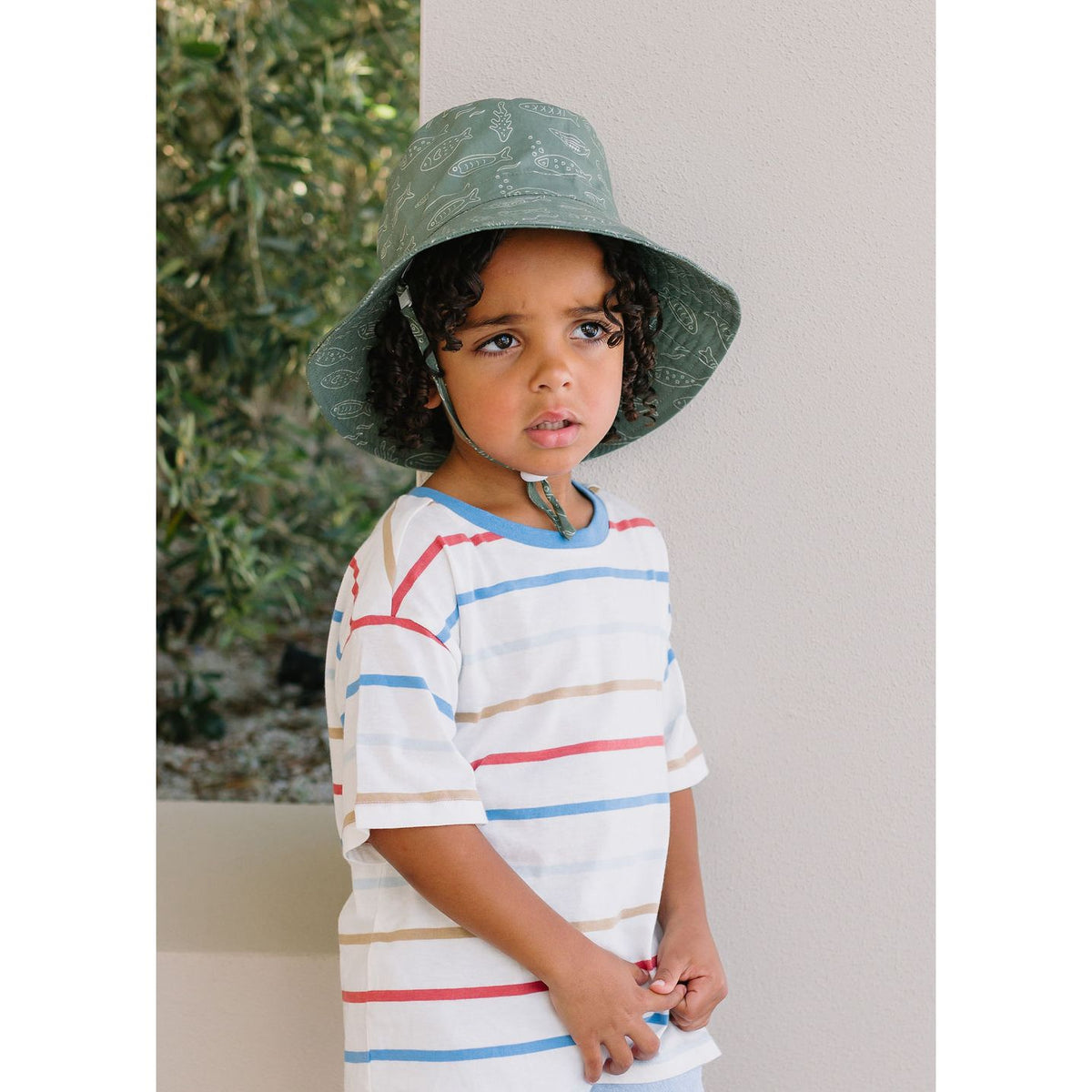 School Of Fish Wide Brim Bucket Hat