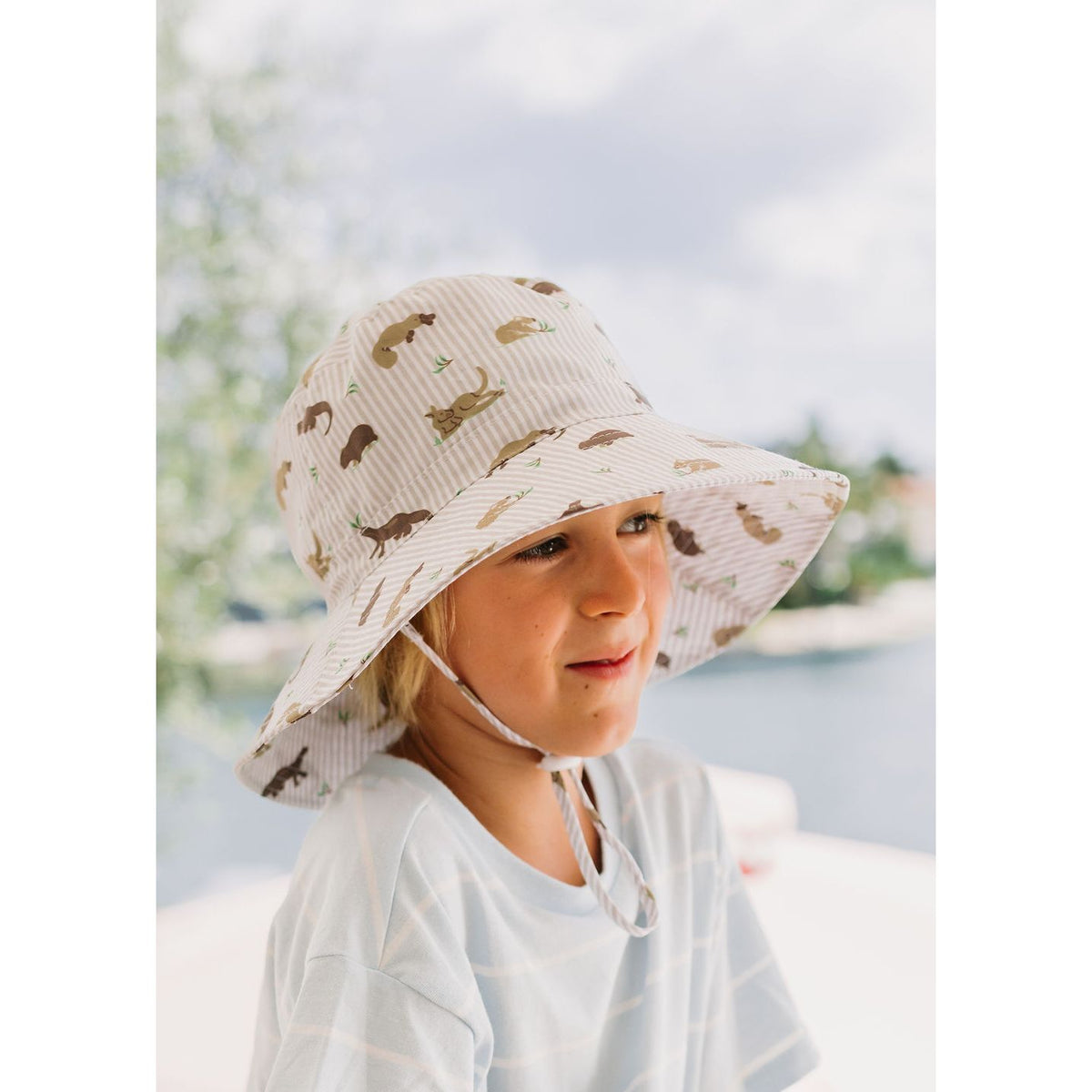 Outback Pals Wide Brim Bucket Hat