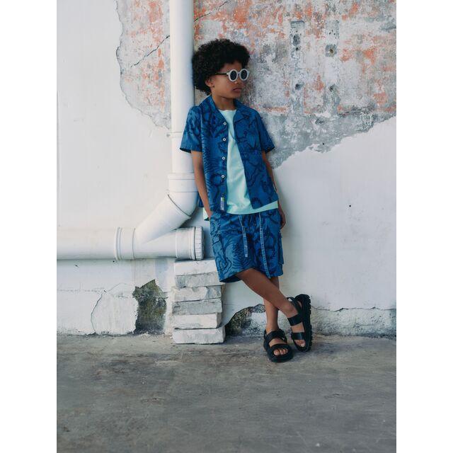 Printed Short-Sleeved Shirt - Shine A Light