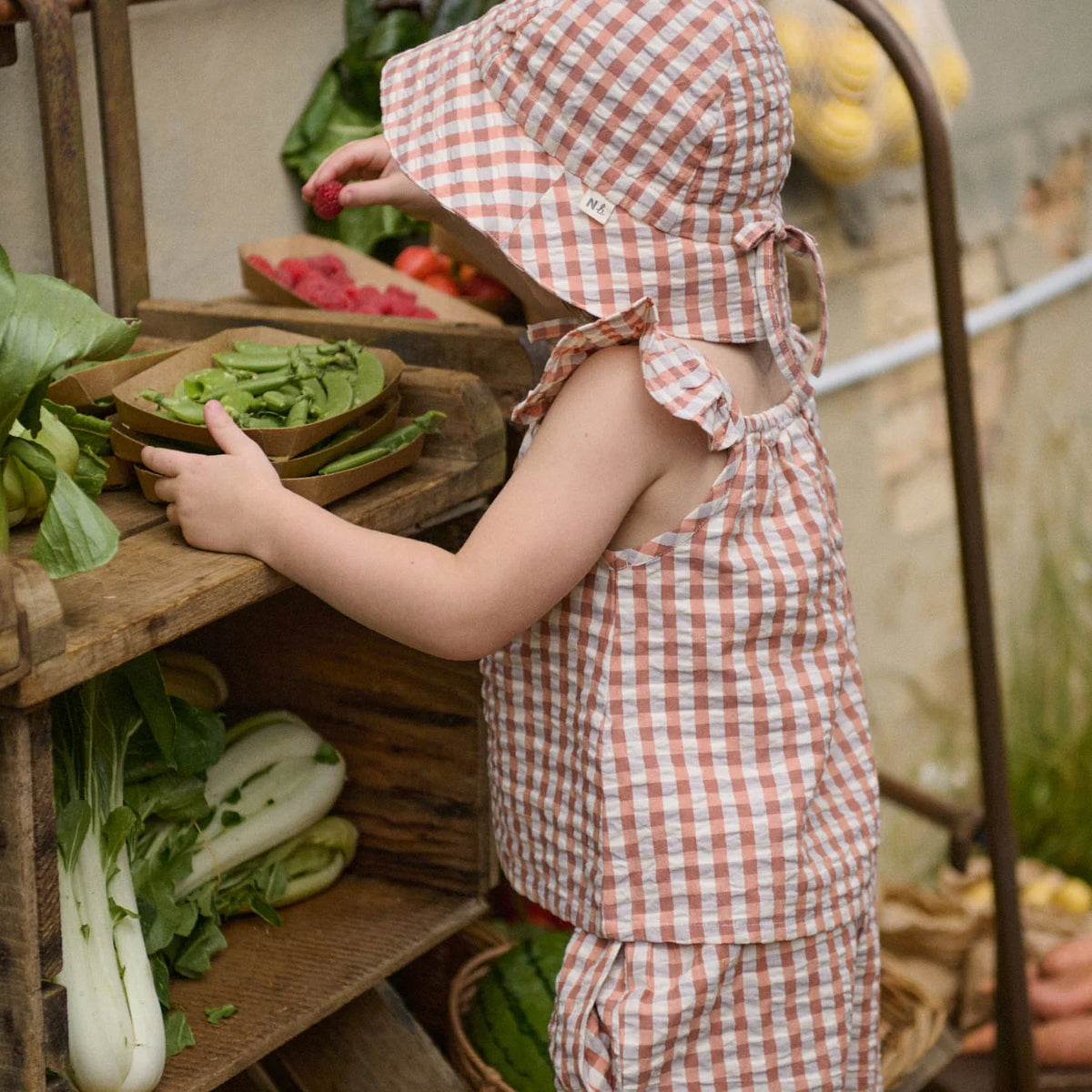 Sunhat - Dandelion Gingham