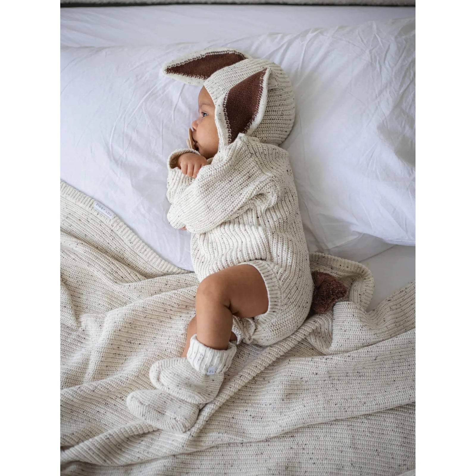 Bonnet - Easter Cocoa Fleck