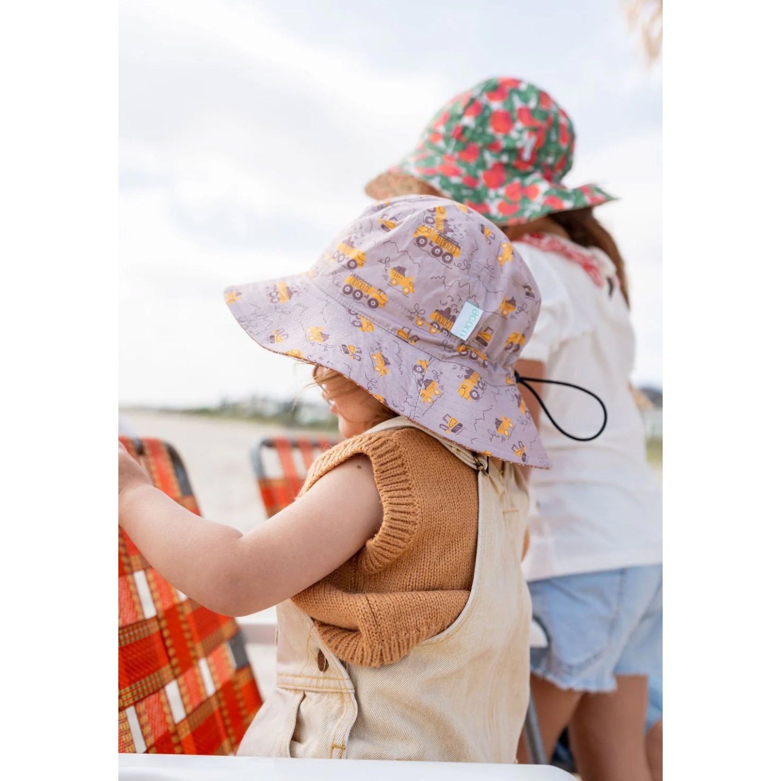 Construction Wide Brim Bucket Hat