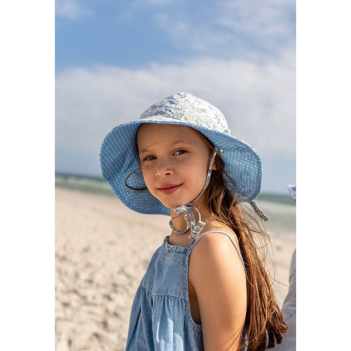 Sophia Wide Brim Reversible Sunhat