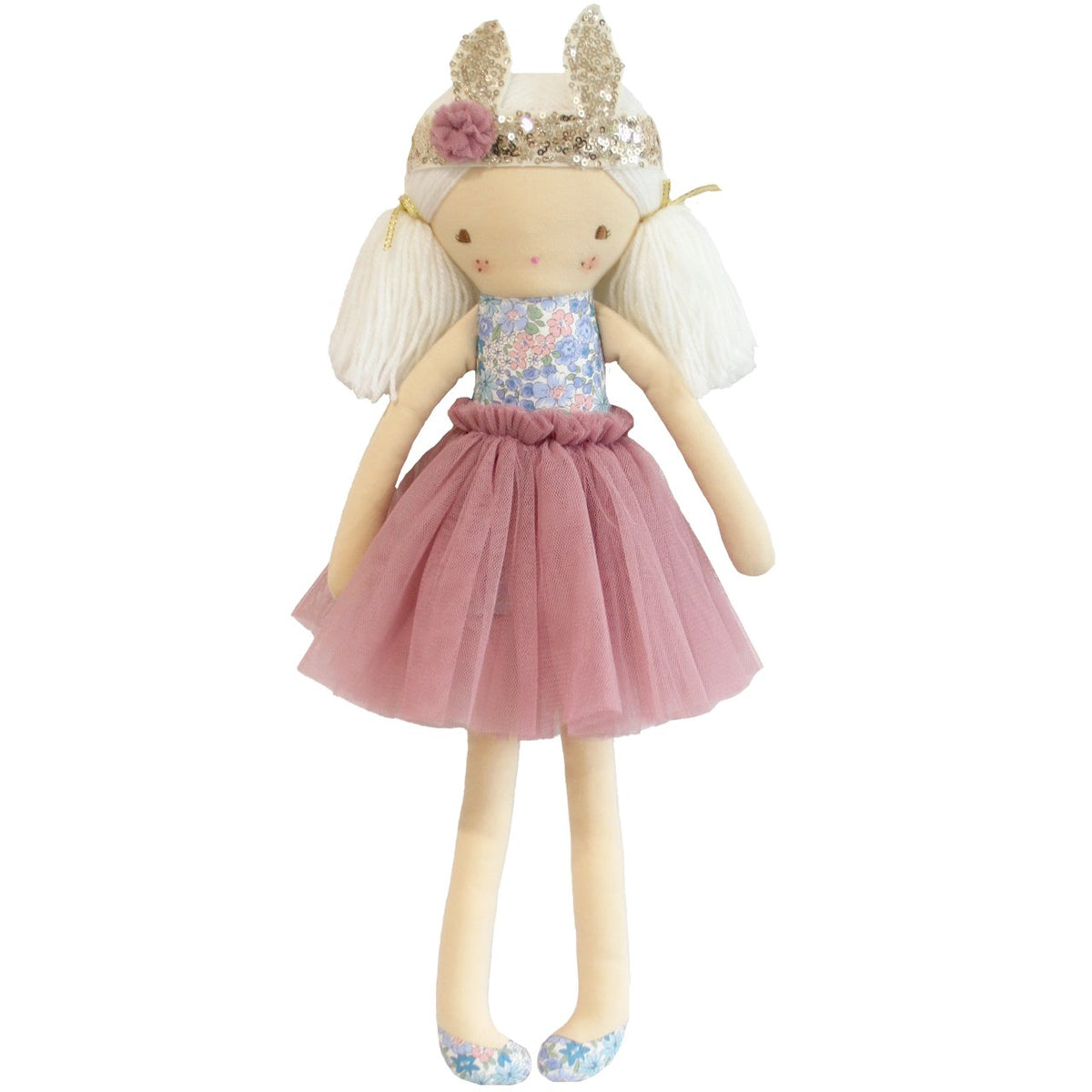 Sienna Bunny Crown Doll - Liberty Blue