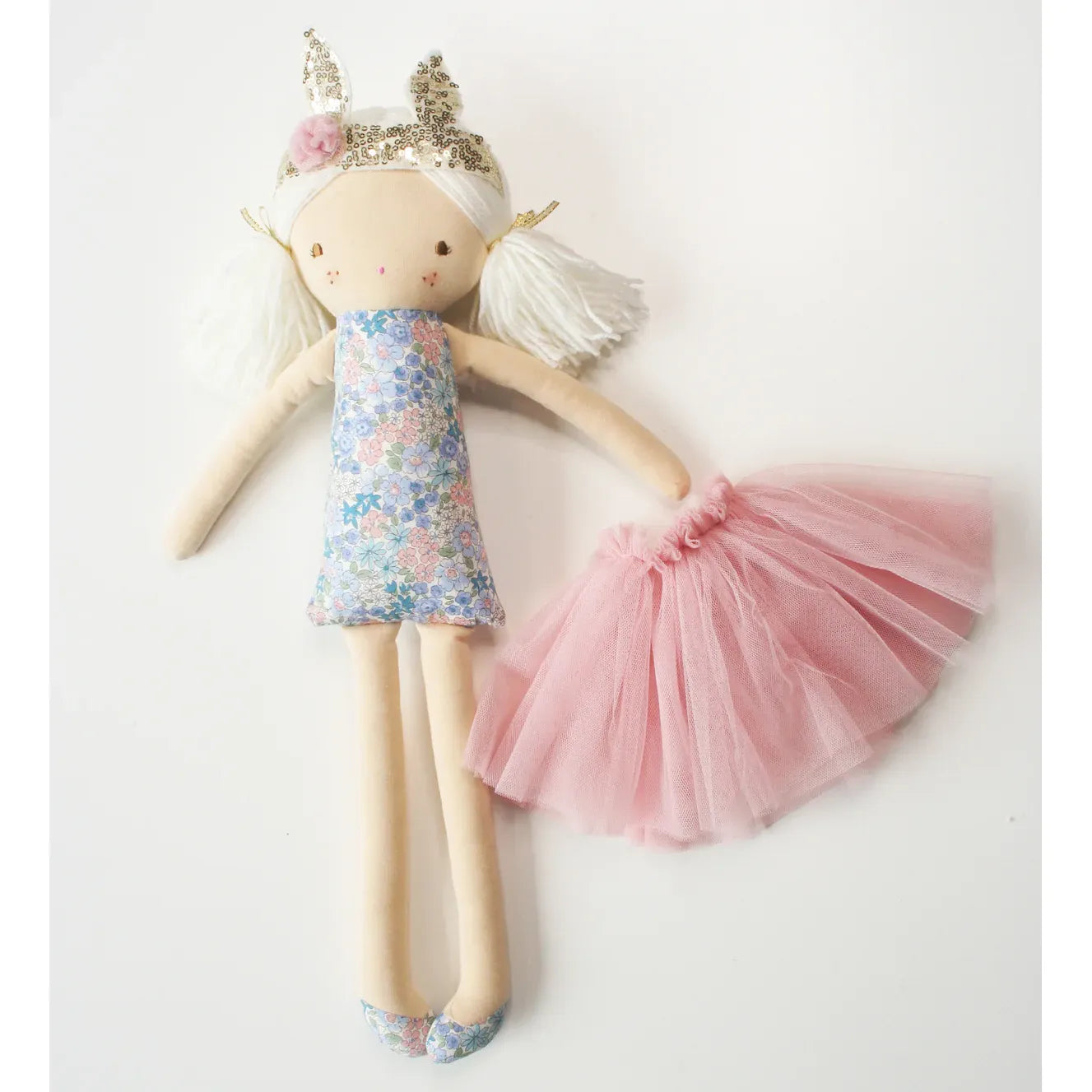 Sienna Bunny Crown Doll - Liberty Blue