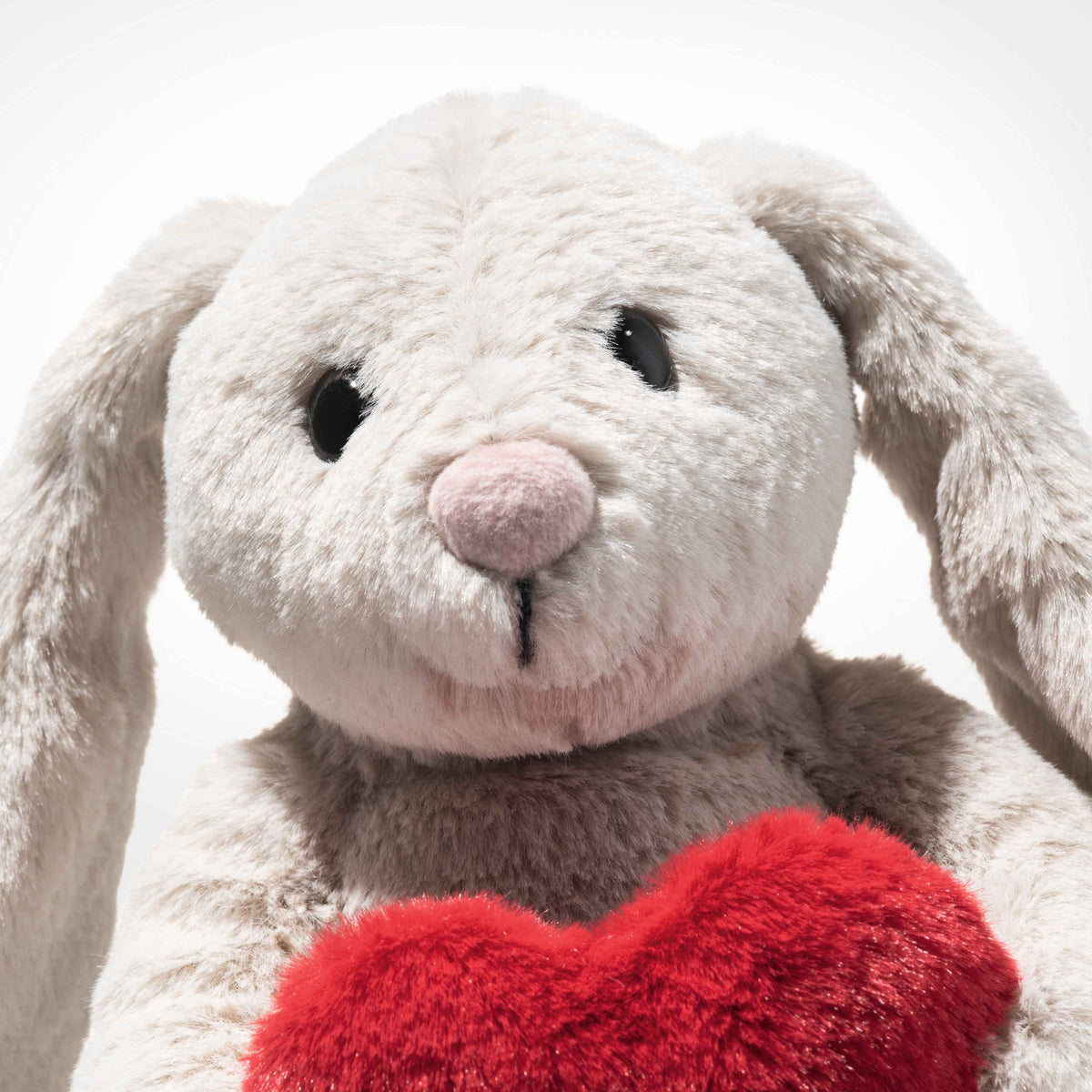 Steiff Soft Cuddly Friends Hoppie Rabbit Love Grey