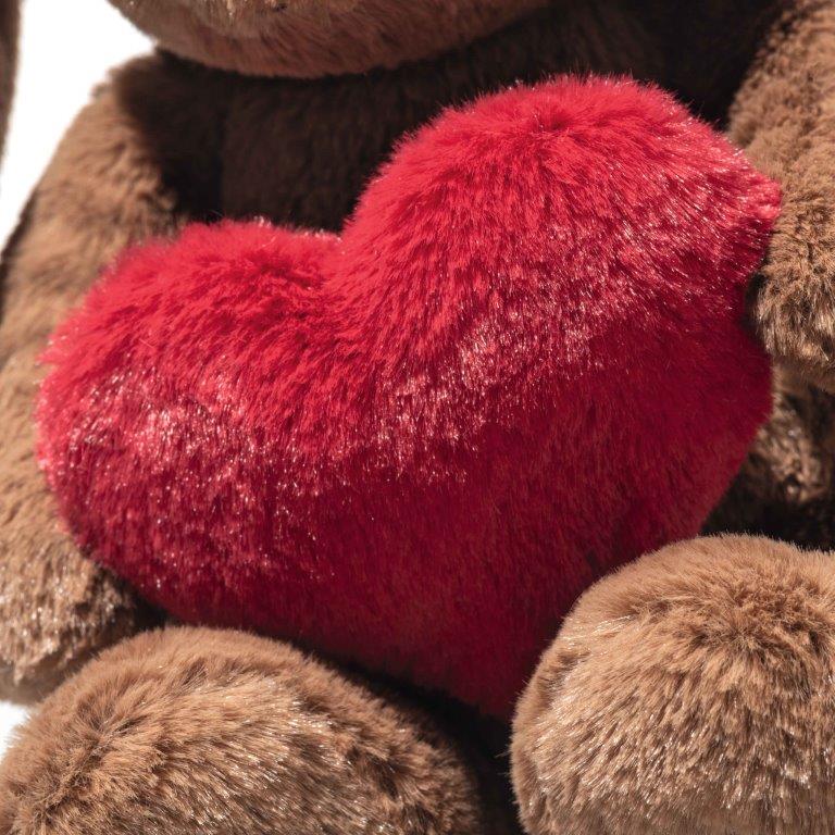 Steiff Soft Cuddly Hoppie Rabbit Love Brown