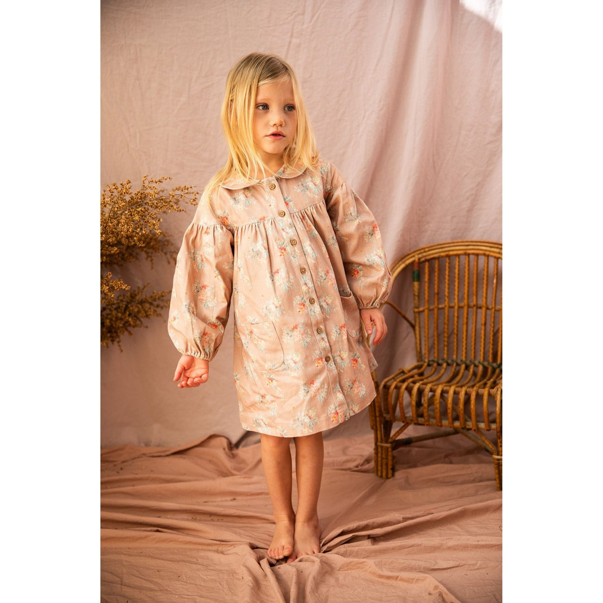 Stevie Dress-Lamb Chop Country Garden