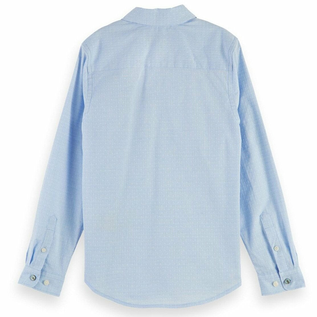 Stretch Cotton Shirt - Blue