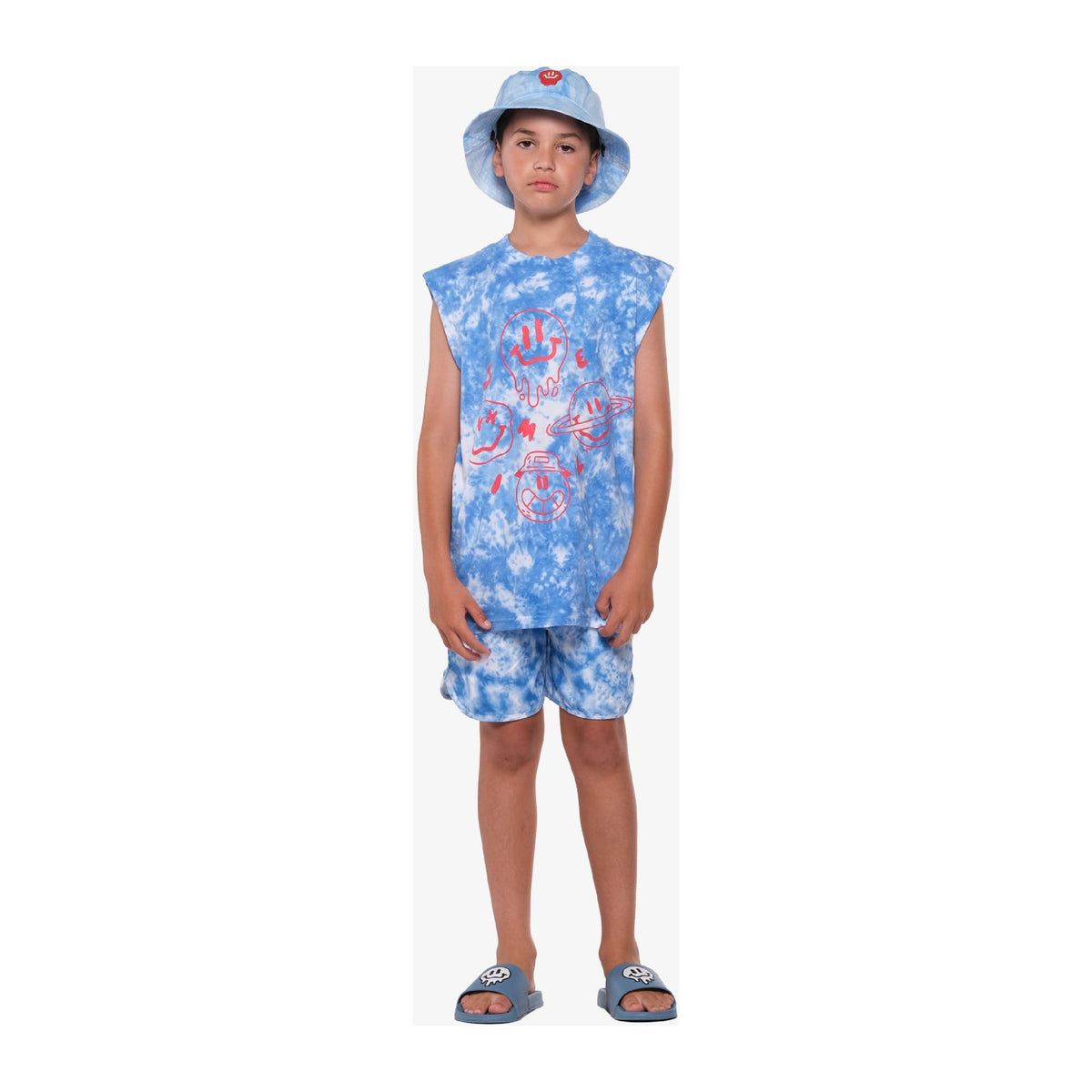 Smile Guys Tie-Dye Tank