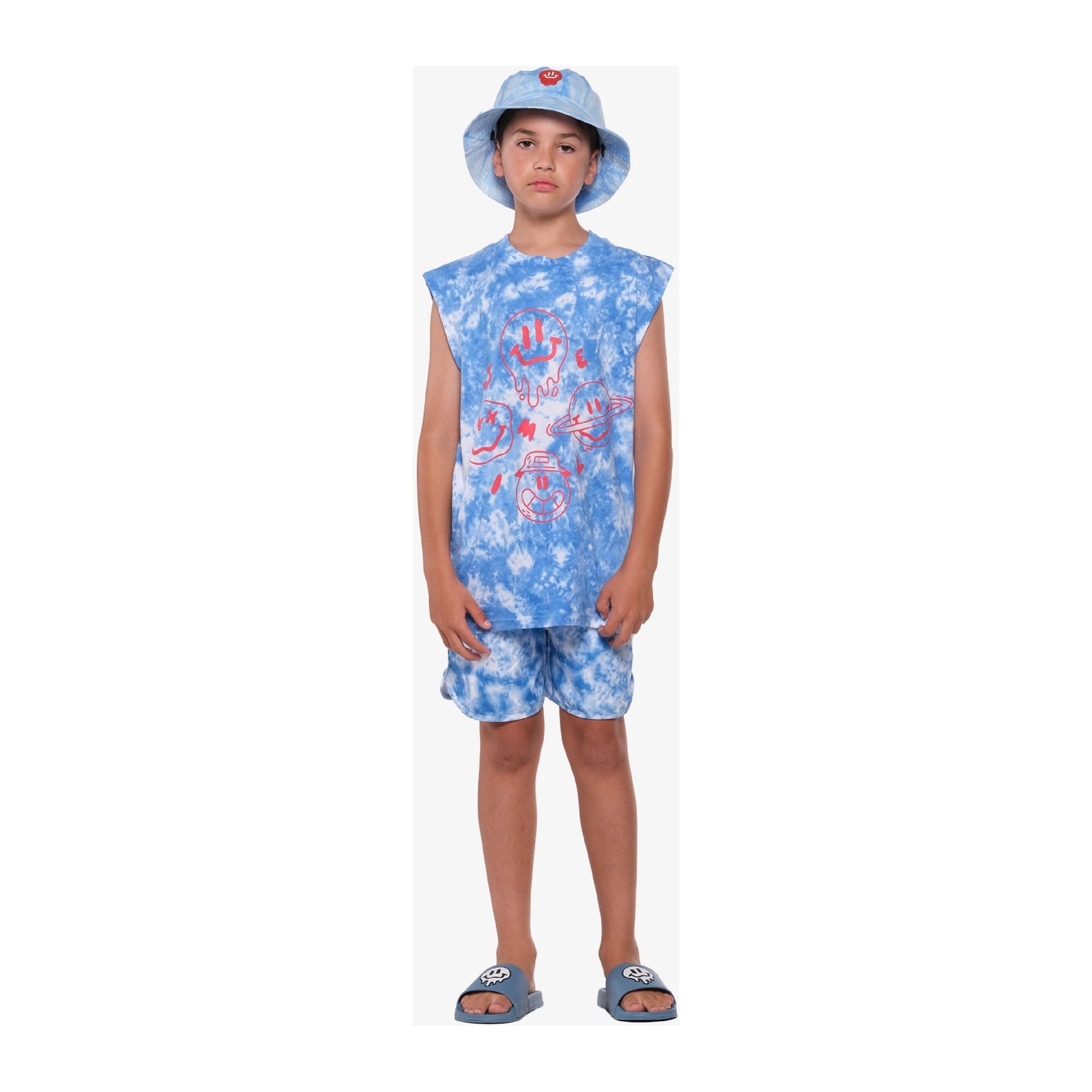 Smile Guys Tie-Dye Tank