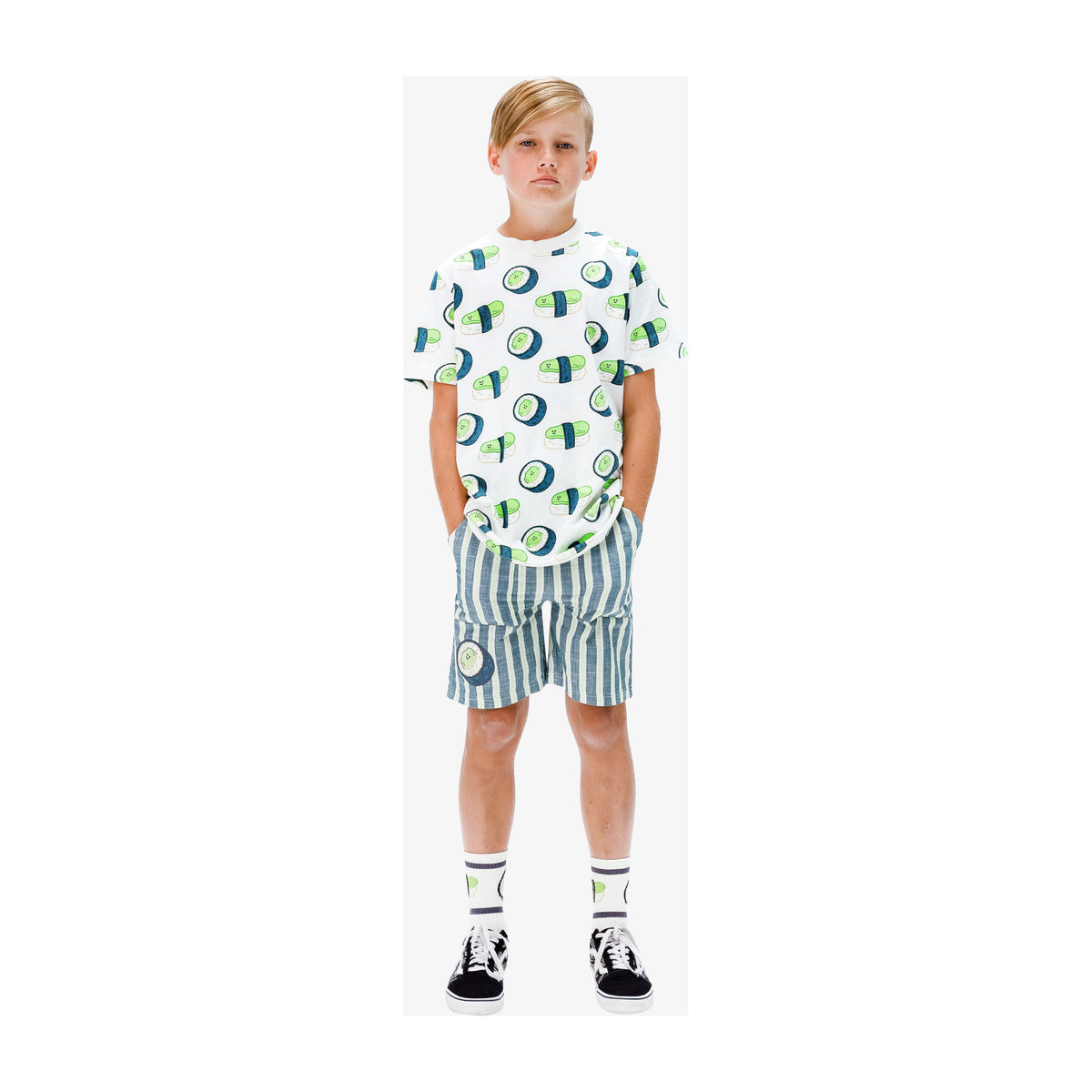 Sushi Stripe Shorts