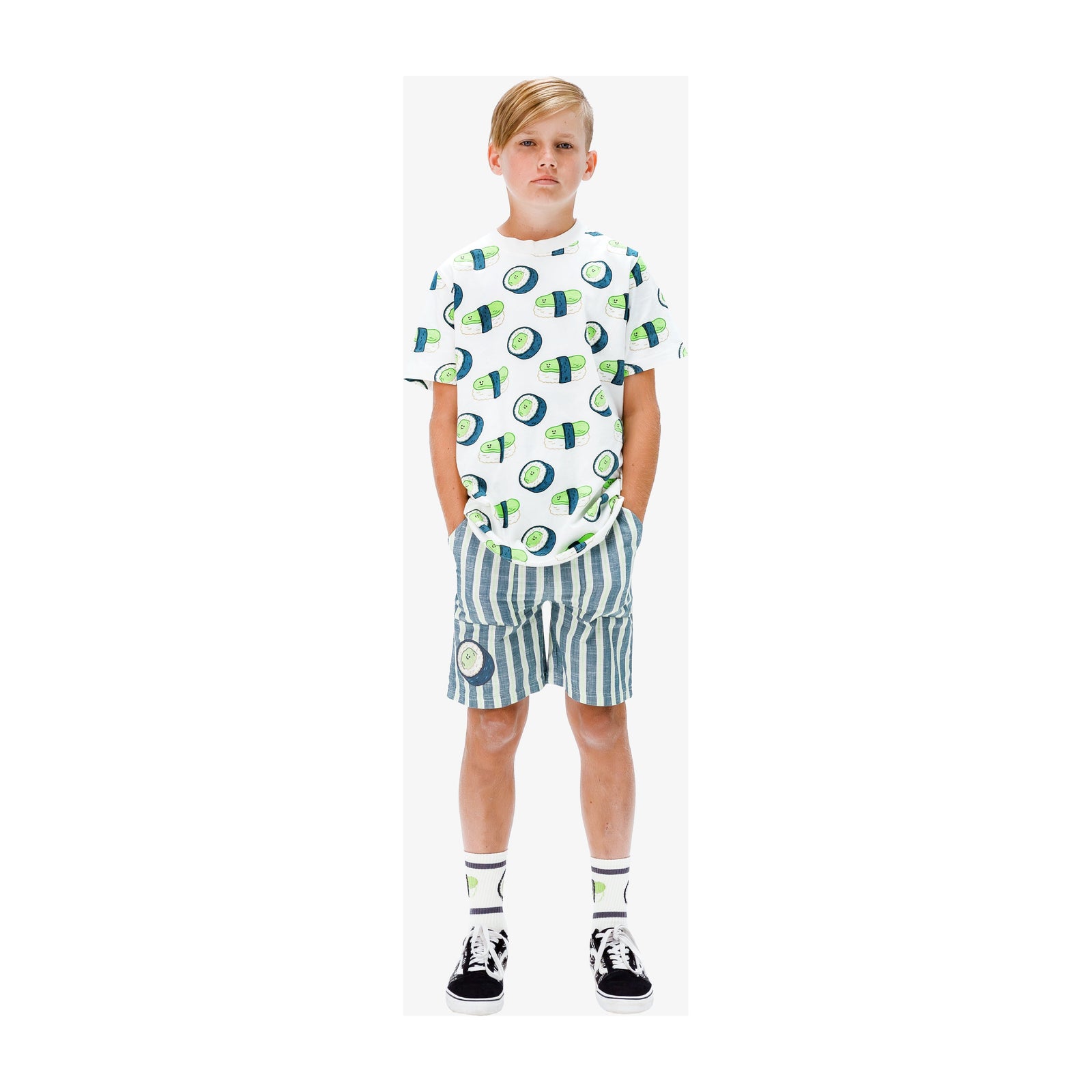 Sushi Stripe Shorts