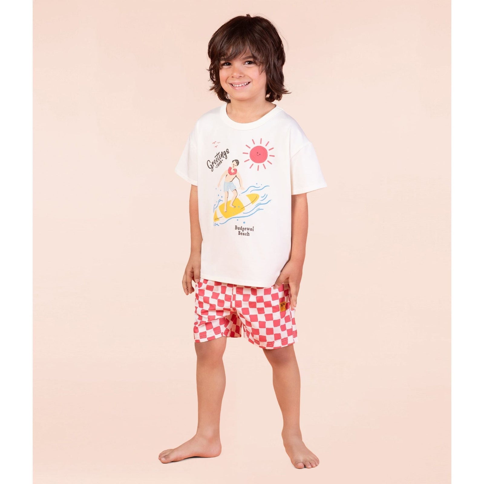 Red Checker Shorts