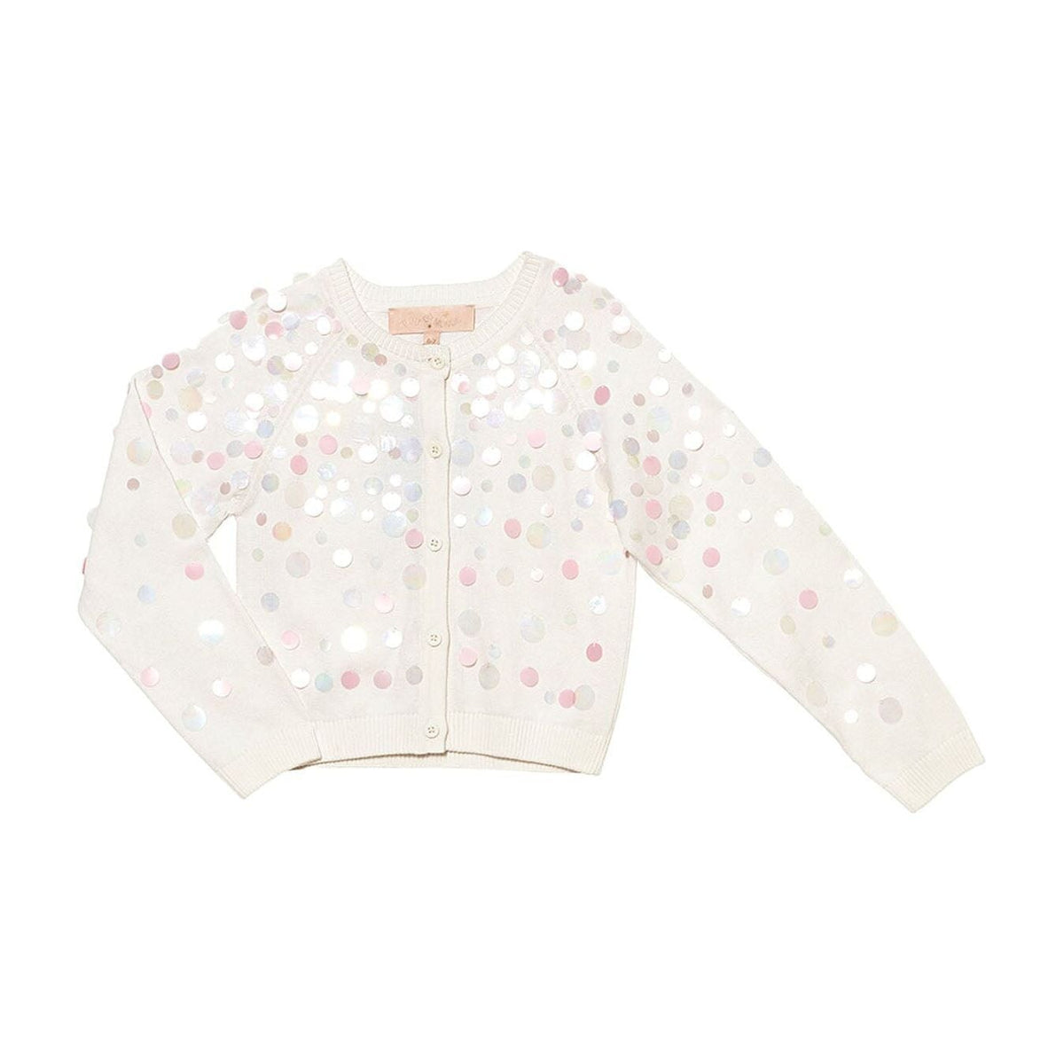 Pointillism Cardigan - Milk