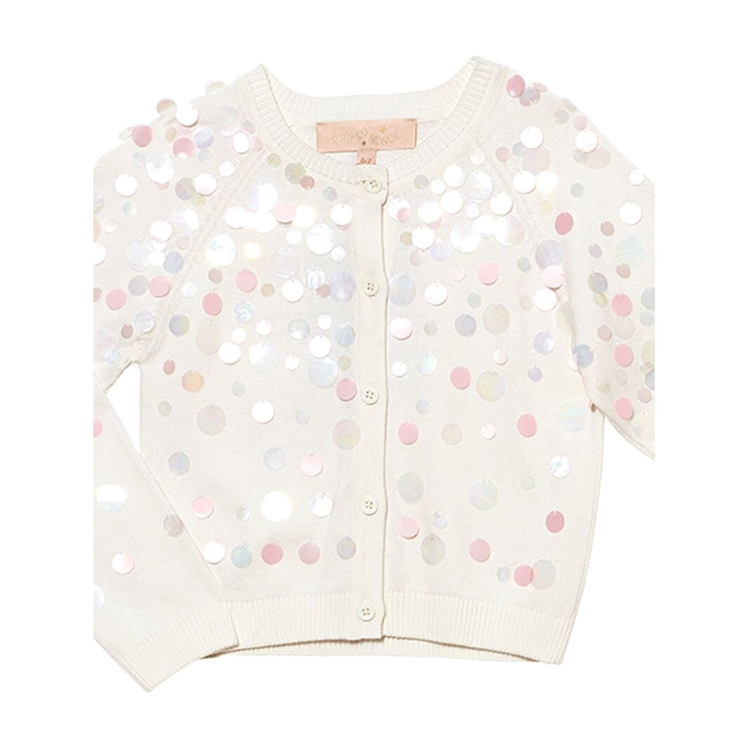 Pointillism Cardigan - Milk