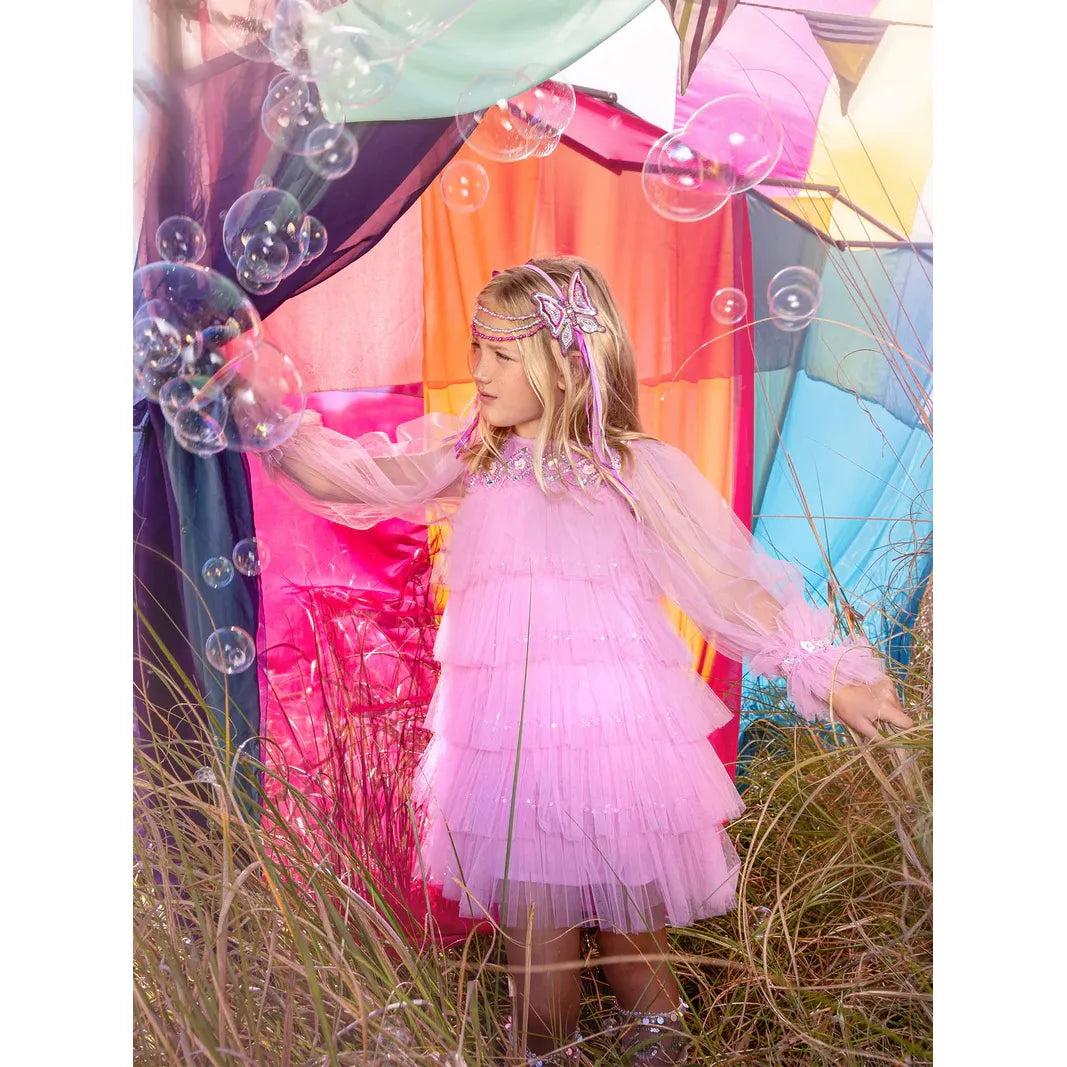 Mystic Flower Tulle Dress