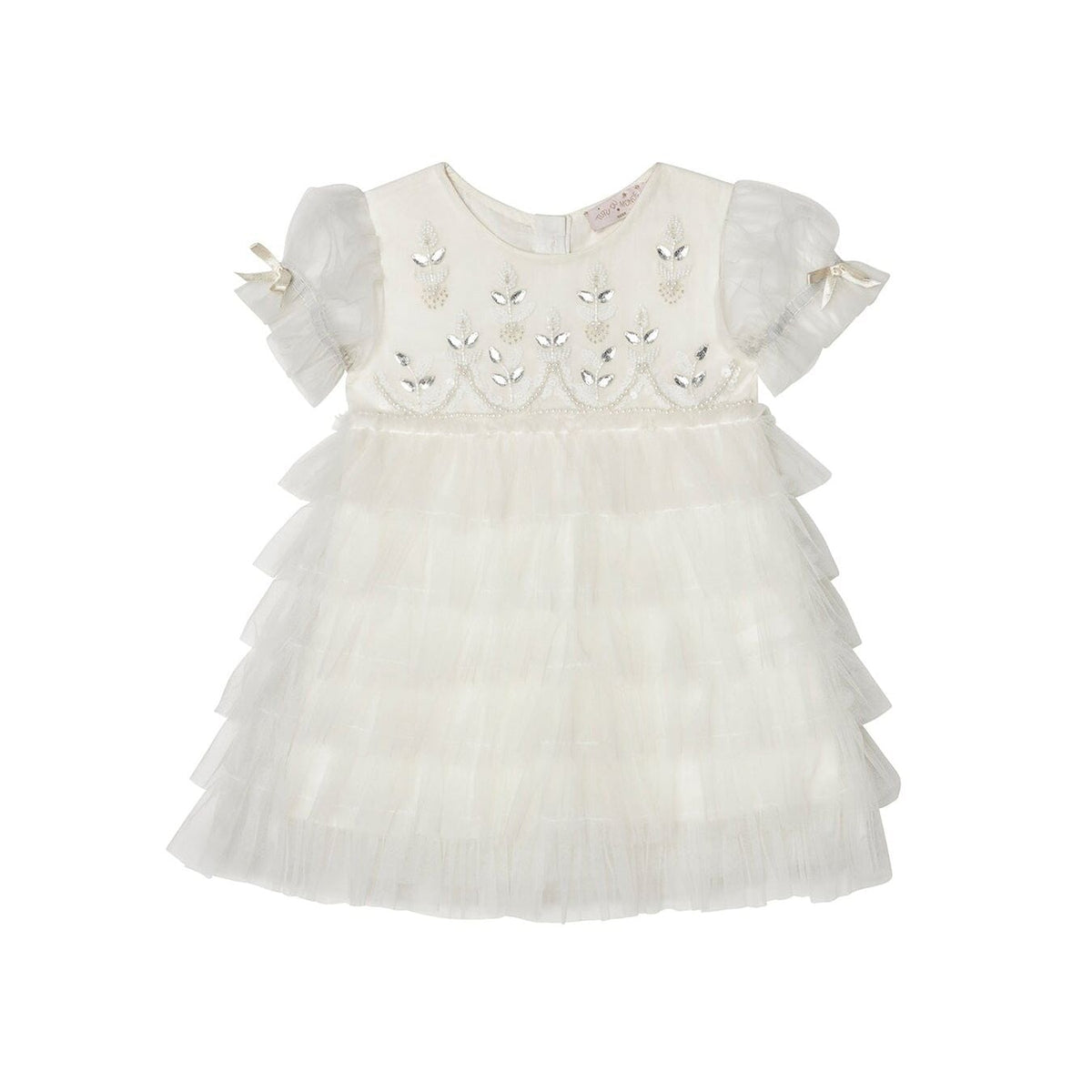 Bebe Field Of Dreams Tulle Dress - Milk