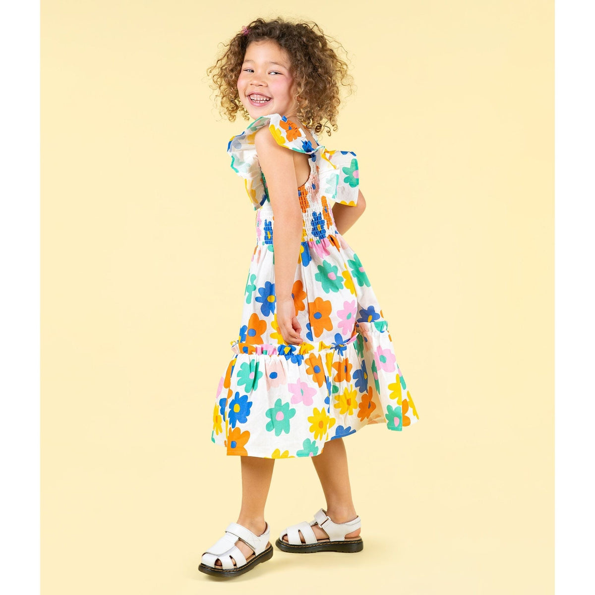 Love Me Do Shirred Dress