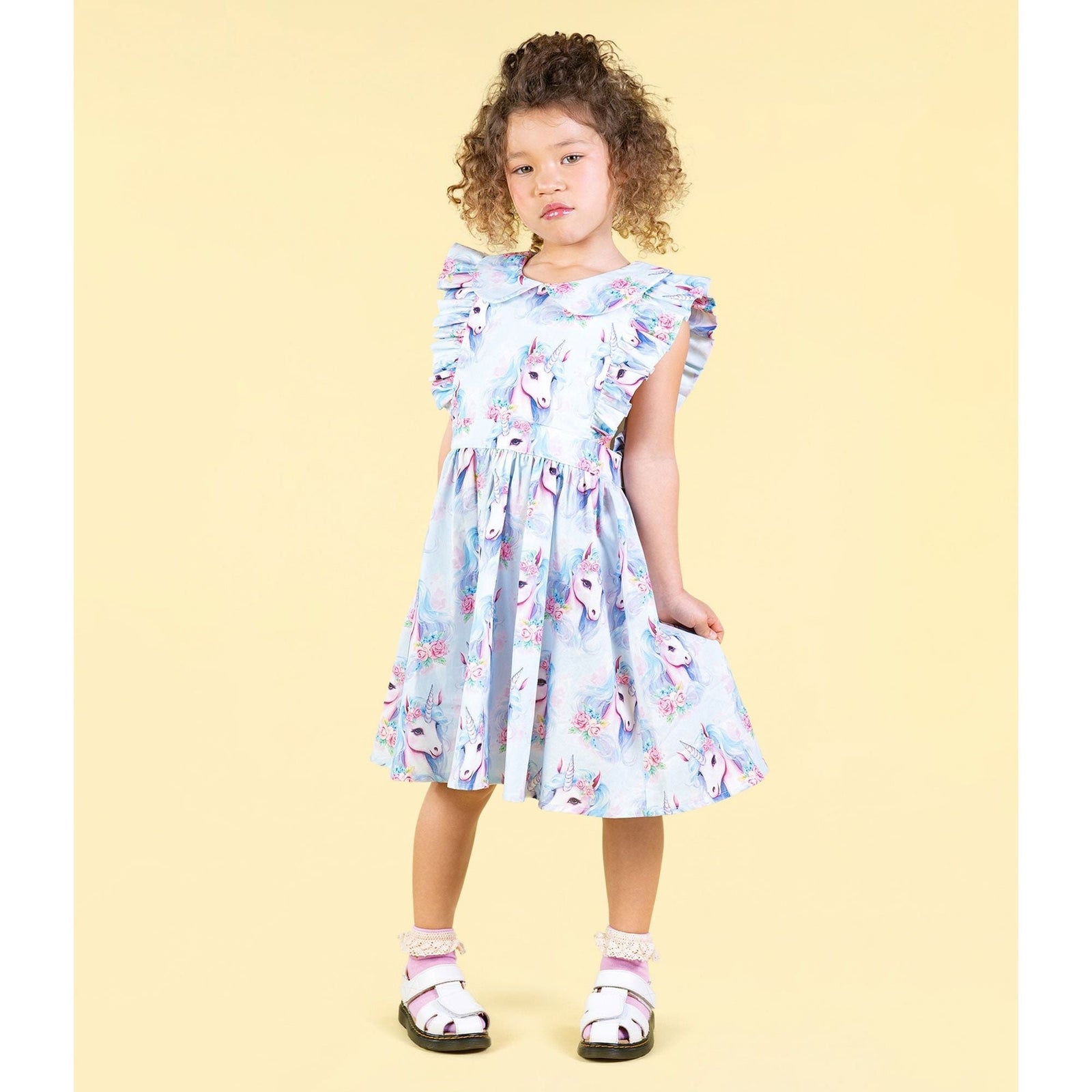 Blue Unicorn Peter Pan Dress