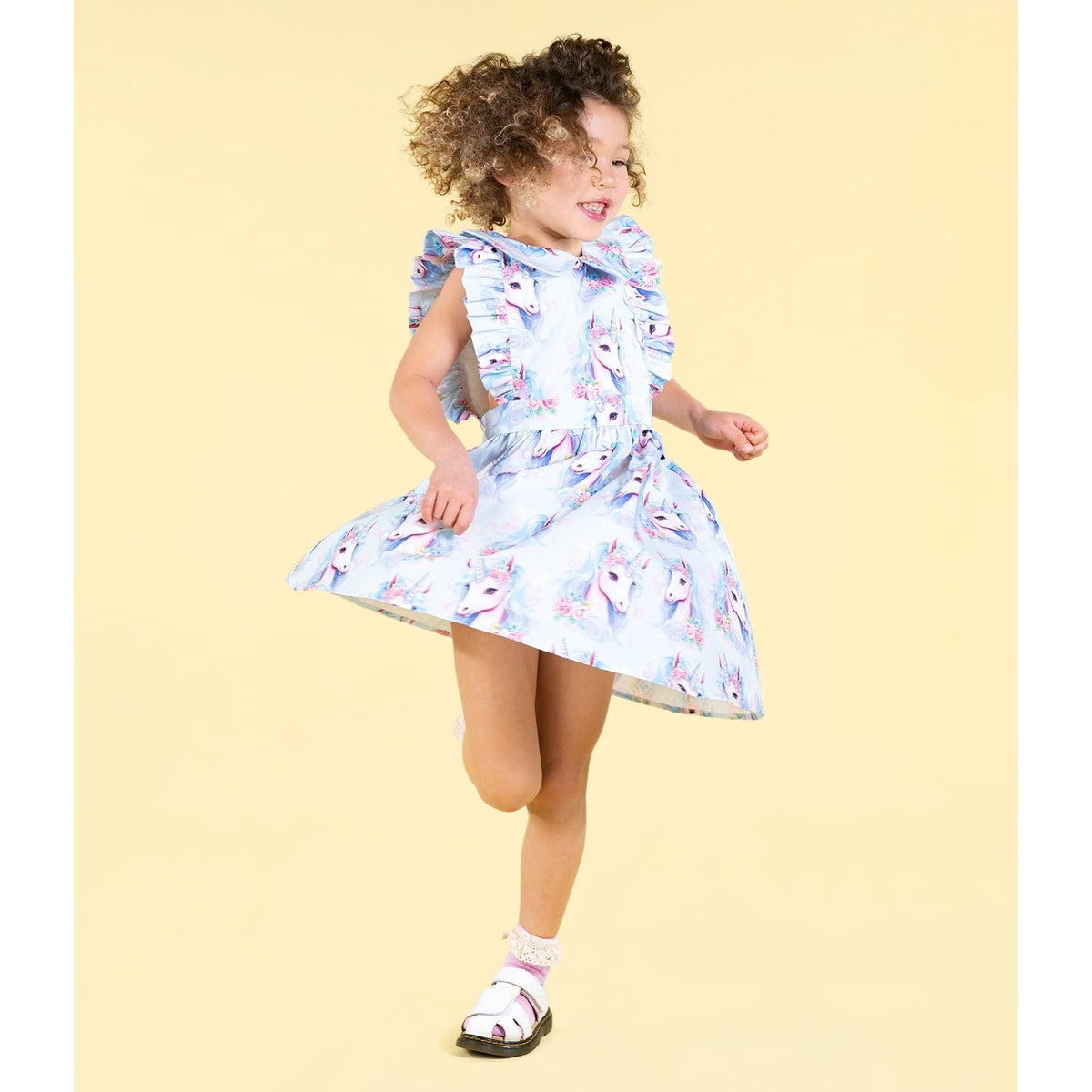 Blue Unicorn Peter Pan Dress