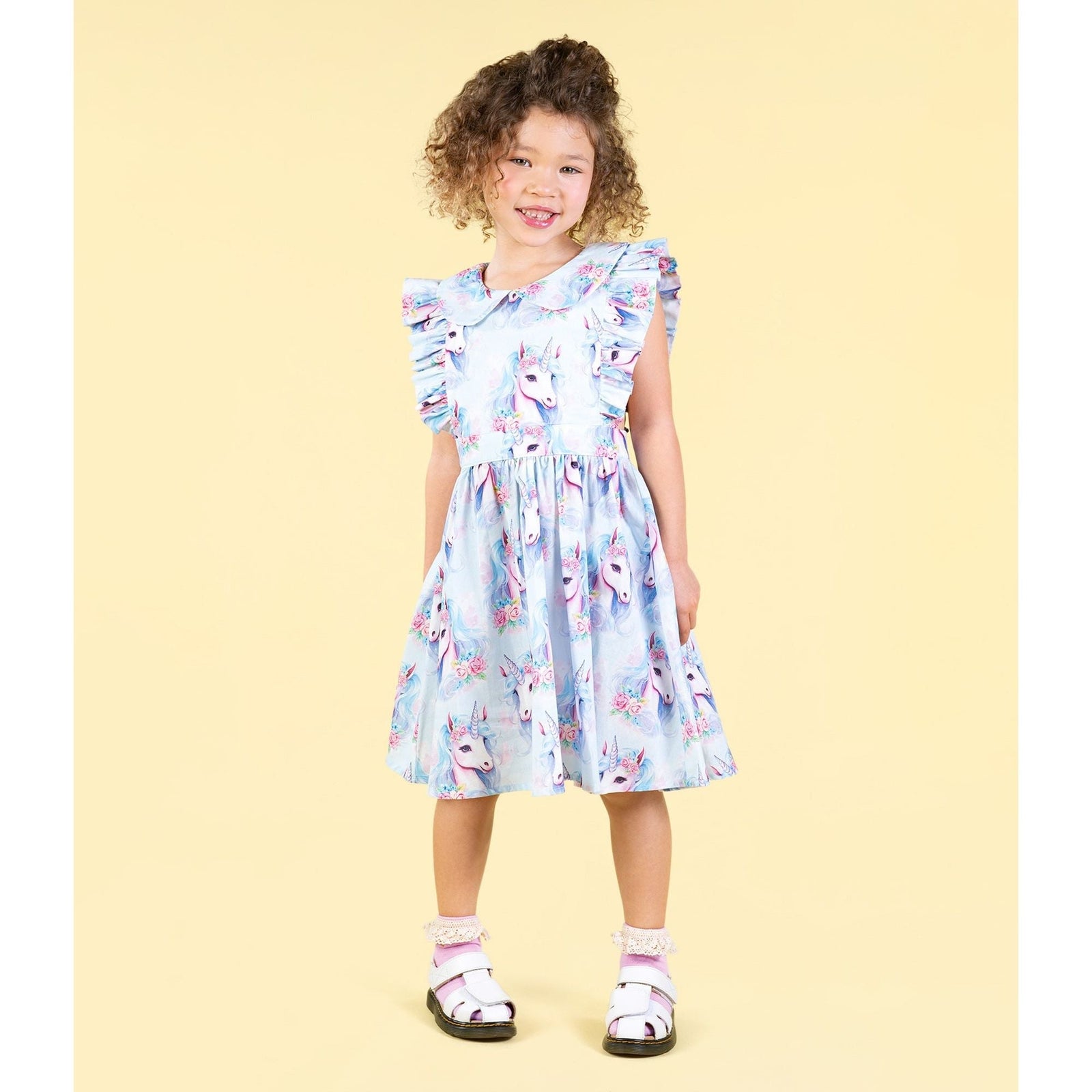 Blue Unicorn Peter Pan Dress
