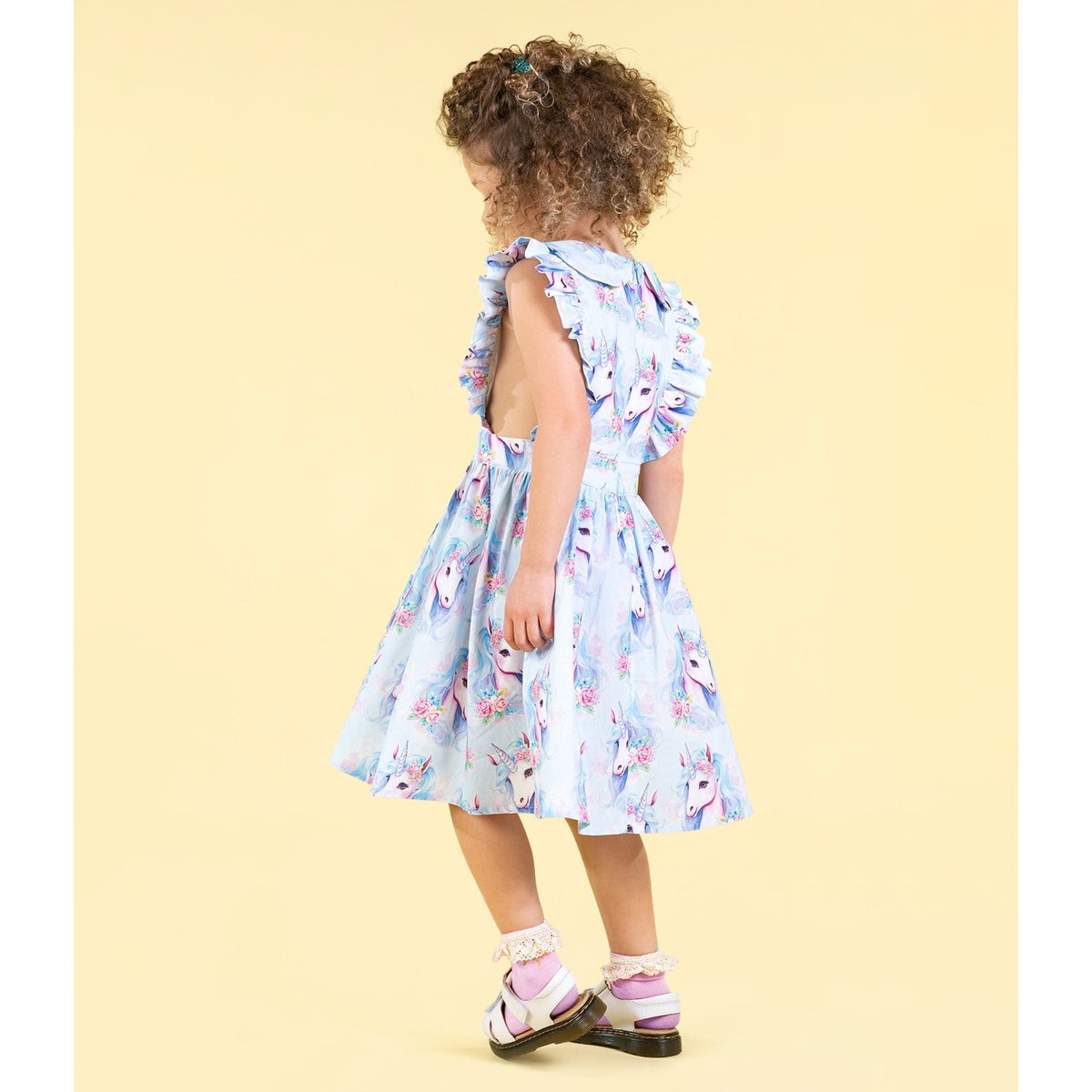 Blue Unicorn Peter Pan Dress