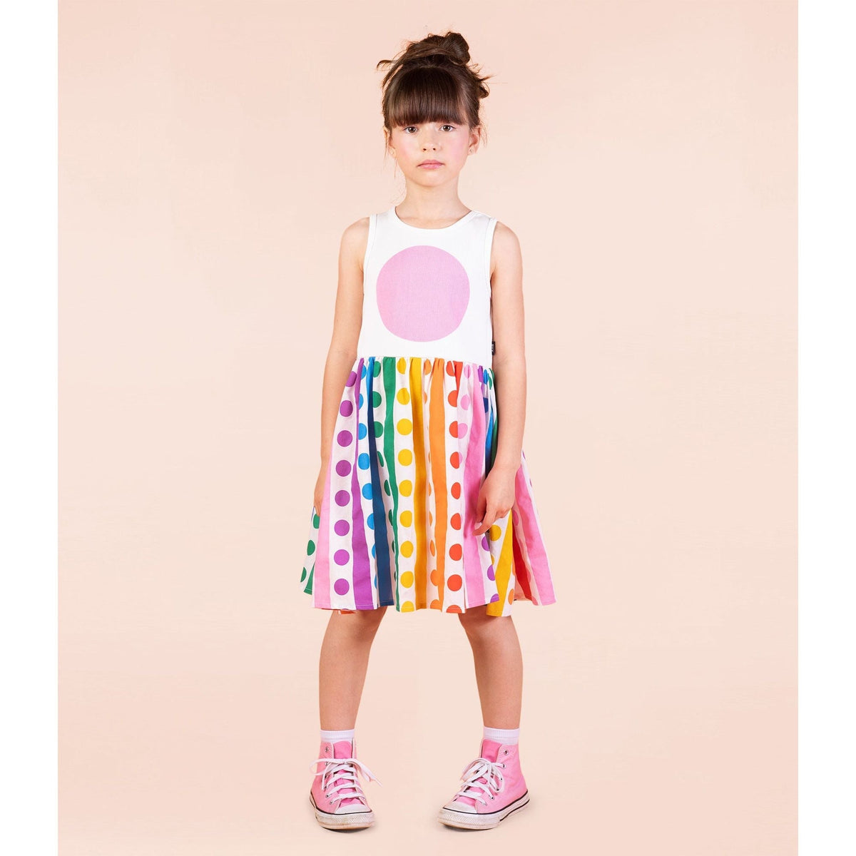 Rainbow Drops Singlet Dress